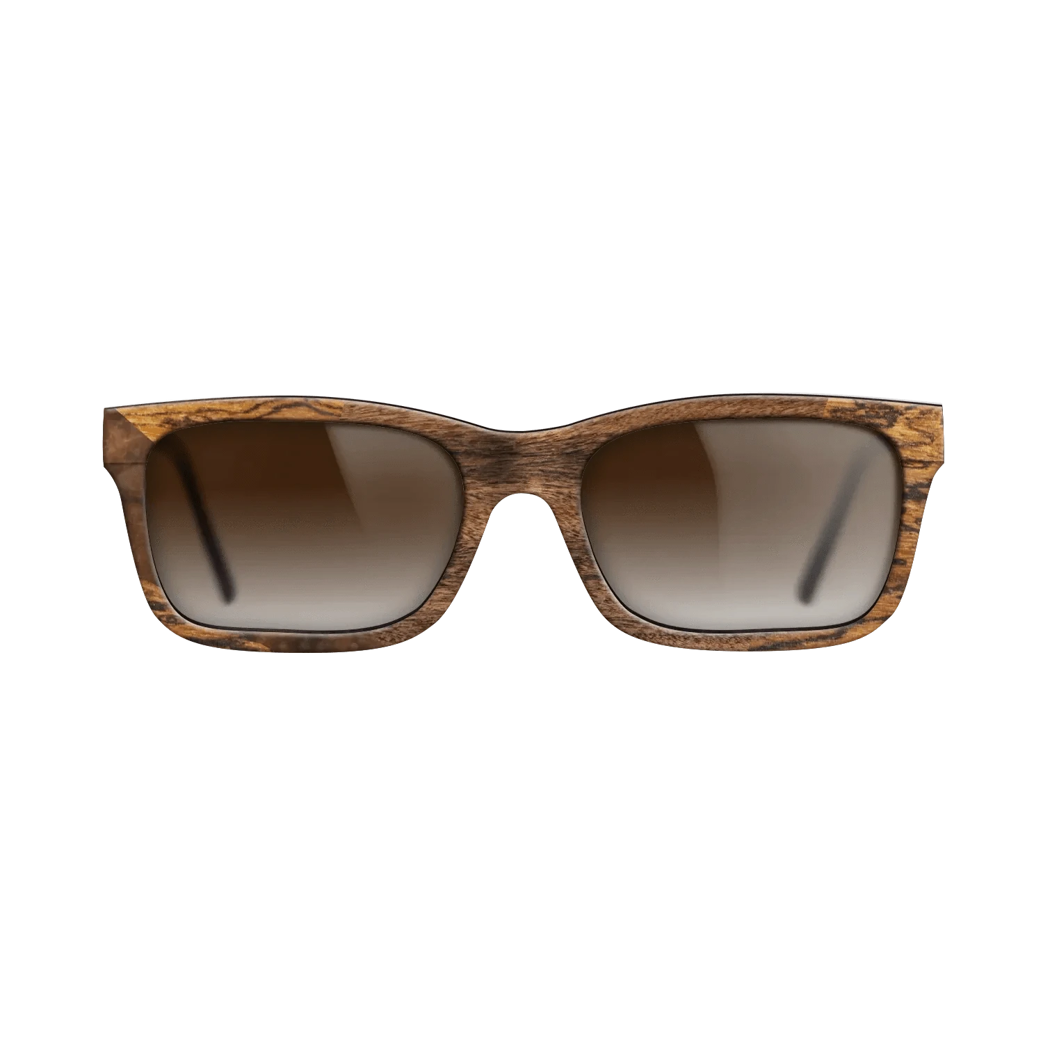 Walnut Burl,Bocote,Santos Rosewood Dark: Wedge - The Sage - Rectangle - 1719 - SIRIS wood optic