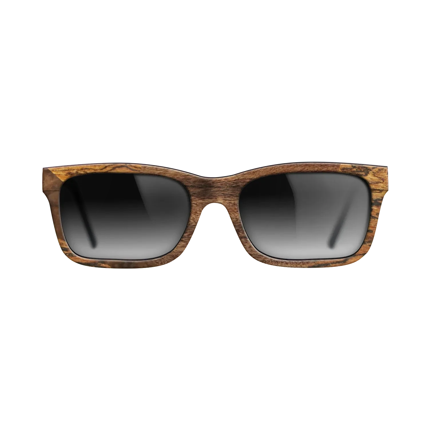 Walnut Burl,Bocote,Santos Rosewood Dark: Wedge - The Sage - Rectangle - 1719 - SIRIS wood optic