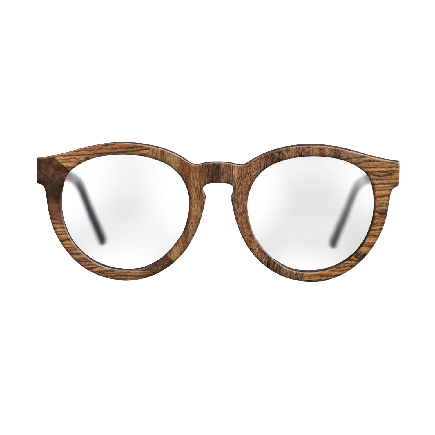 Walnut Burl,Bocote,Santos Rosewood Dark: Wedge - The Rebel - Round - 2046 - SIRIS wood optic