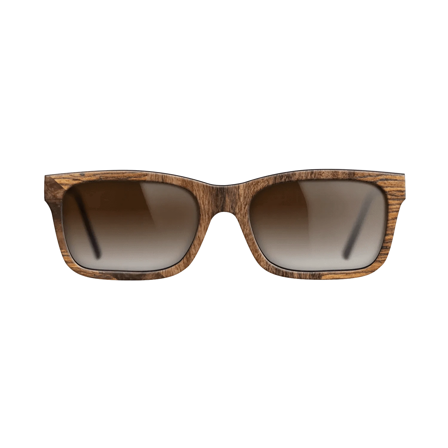 Walnut Burl,Bocote,Santos Rosewood Dark: Wedge - The Sage - Rectangle - 2046 - SIRIS wood optic