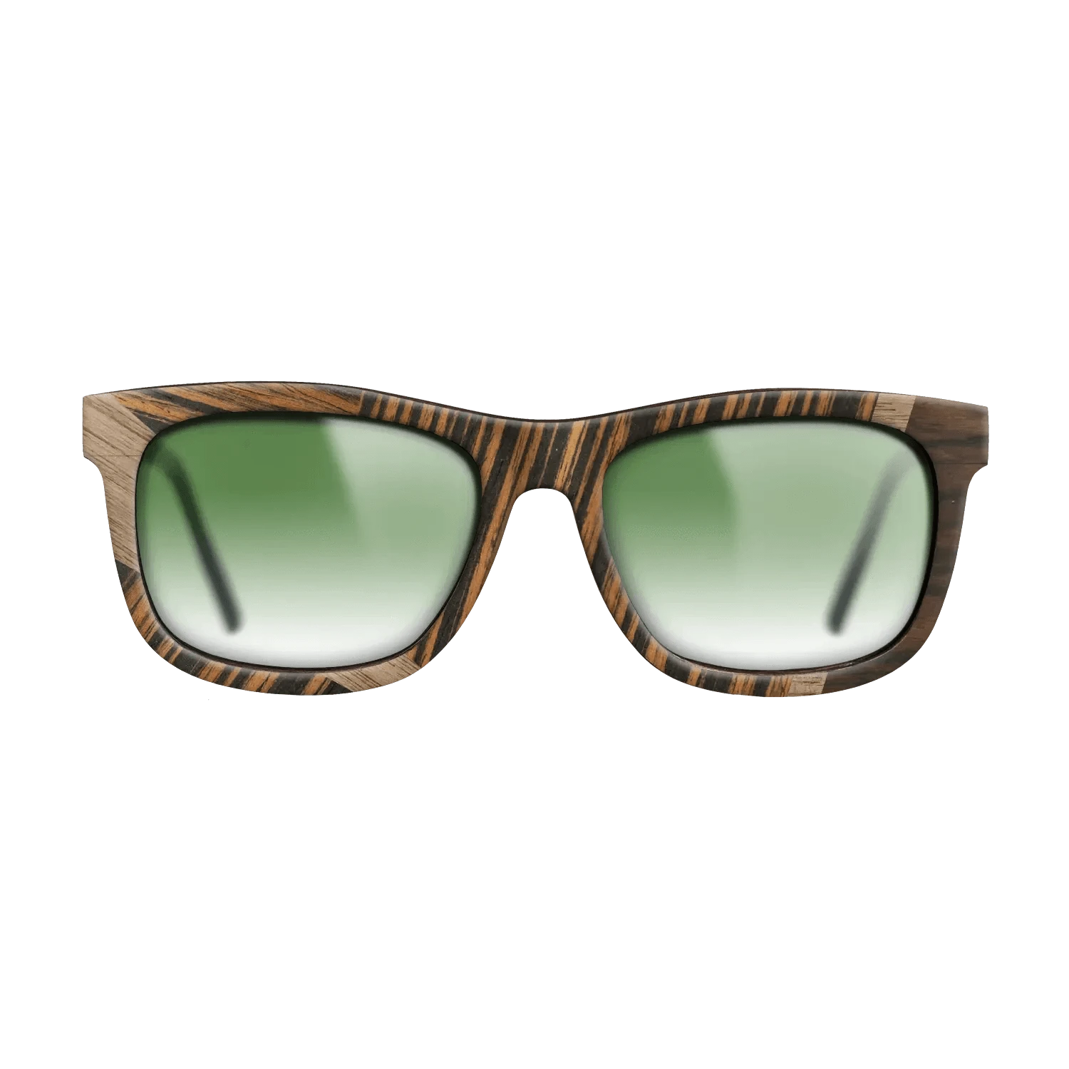 Walnut: Straight Grain,Ziricote Dark Quartered,Italian Ebony: Wedge - The Hero - Square - 1132 - SIRIS wood optic