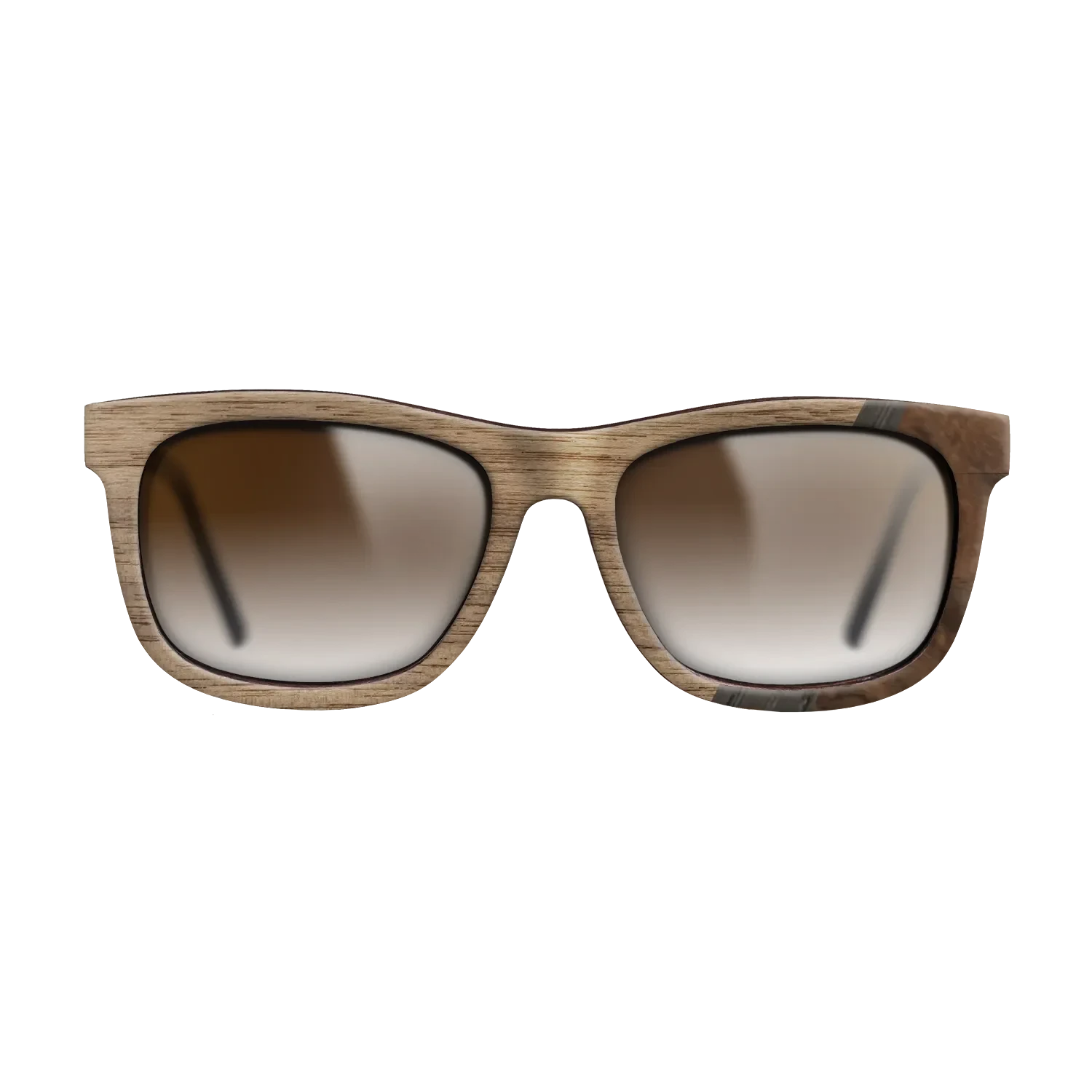 Santos Rosewood Dark,Walnut: Straight Grain,Fumed Oak,Walnut Burl: Wedge - The Hero - Square - 690 - SIRIS wood optic