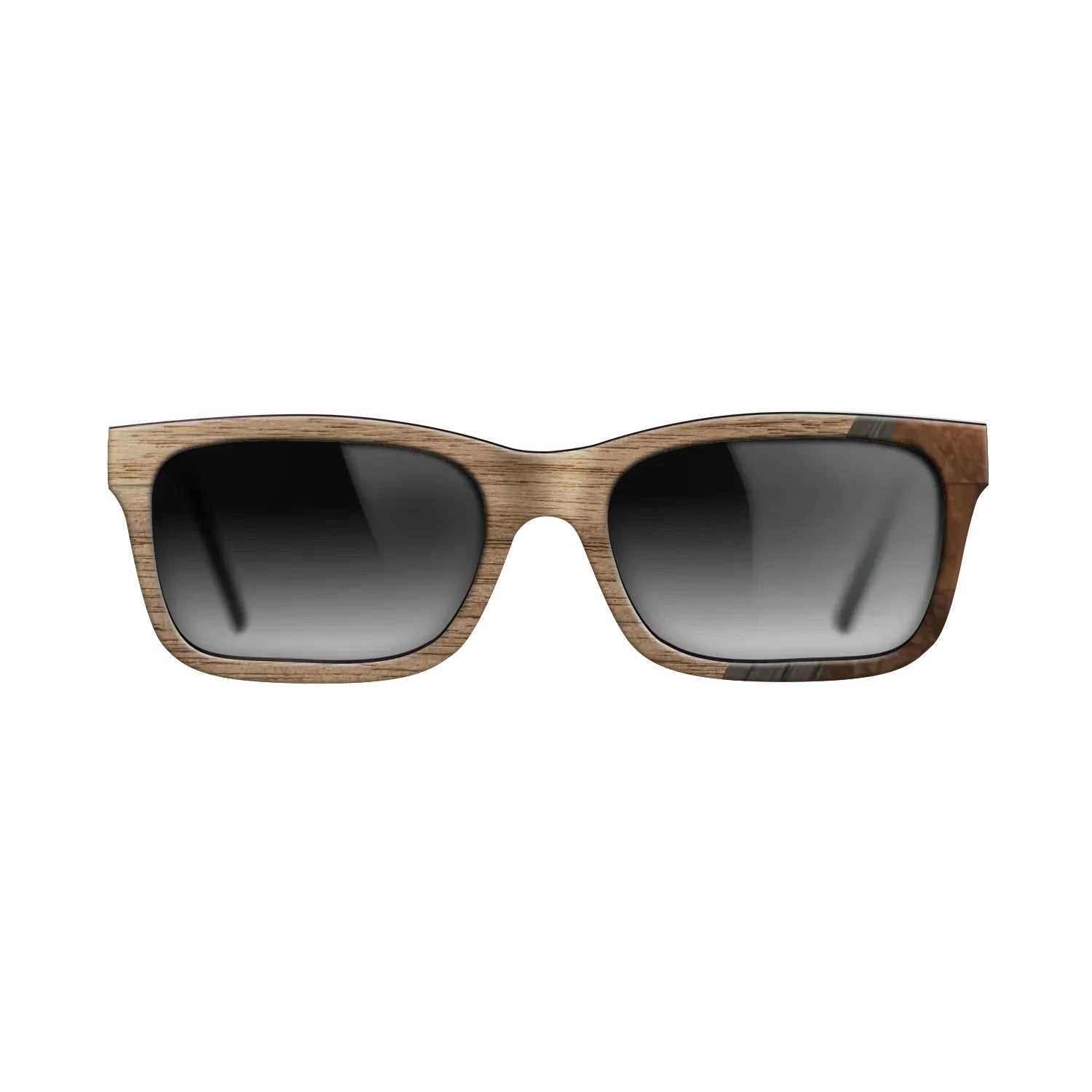 Santos Rosewood Dark,Walnut: Straight Grain,Fumed Oak,Walnut Burl: Wedge - The Sage - Rectangle - 690 - SIRIS wood optic