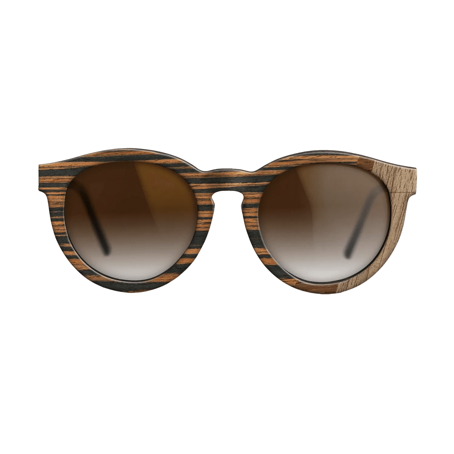 Wenge,Italian Ebony,Walnut: Straight Grain: Wedge - The Rebel - Round - 1500 - SIRIS wood optic