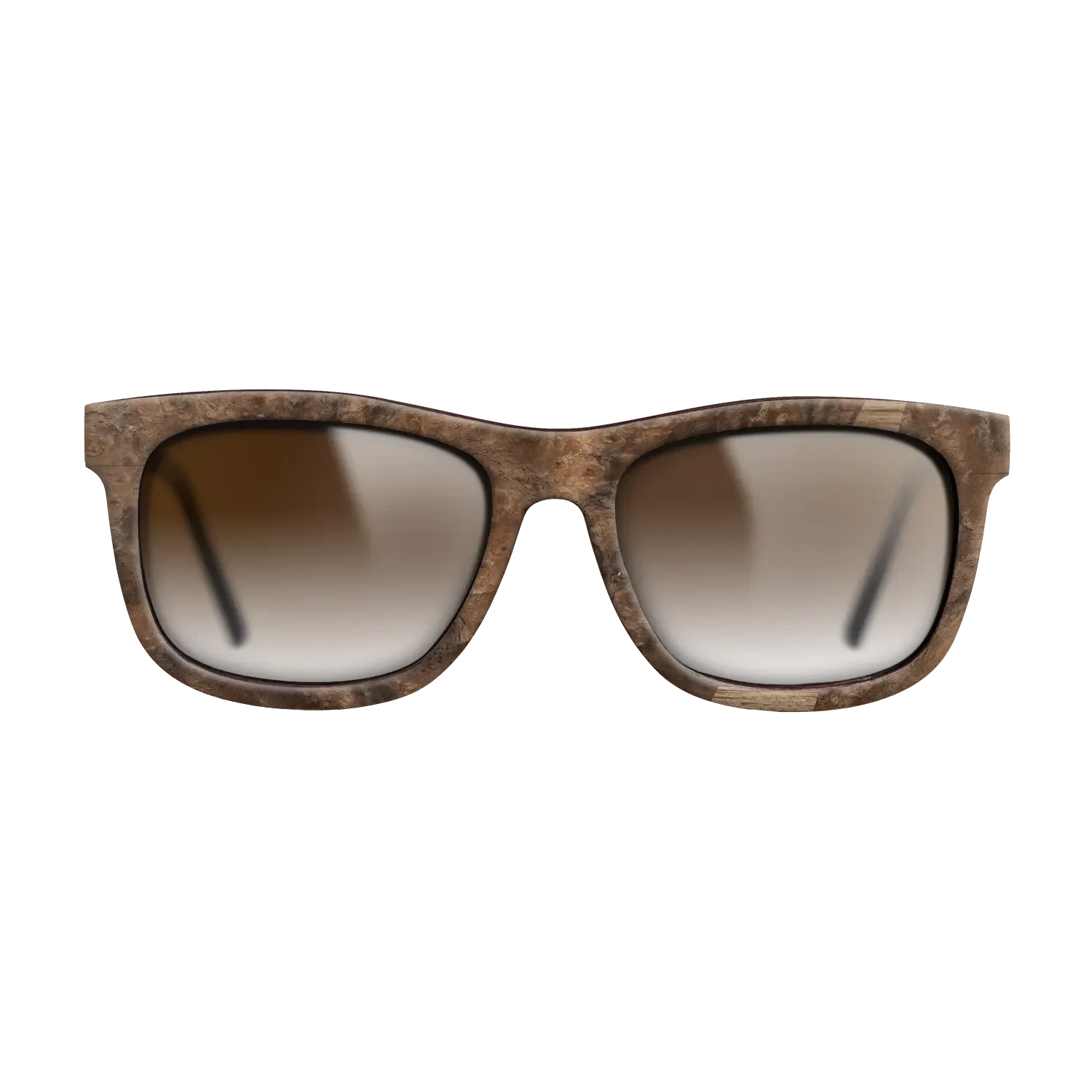 Walnut Burl,Olive Burl,Walnut: Straight Grain: Wedge - The Hero - Square - 975 - SIRIS wood optic