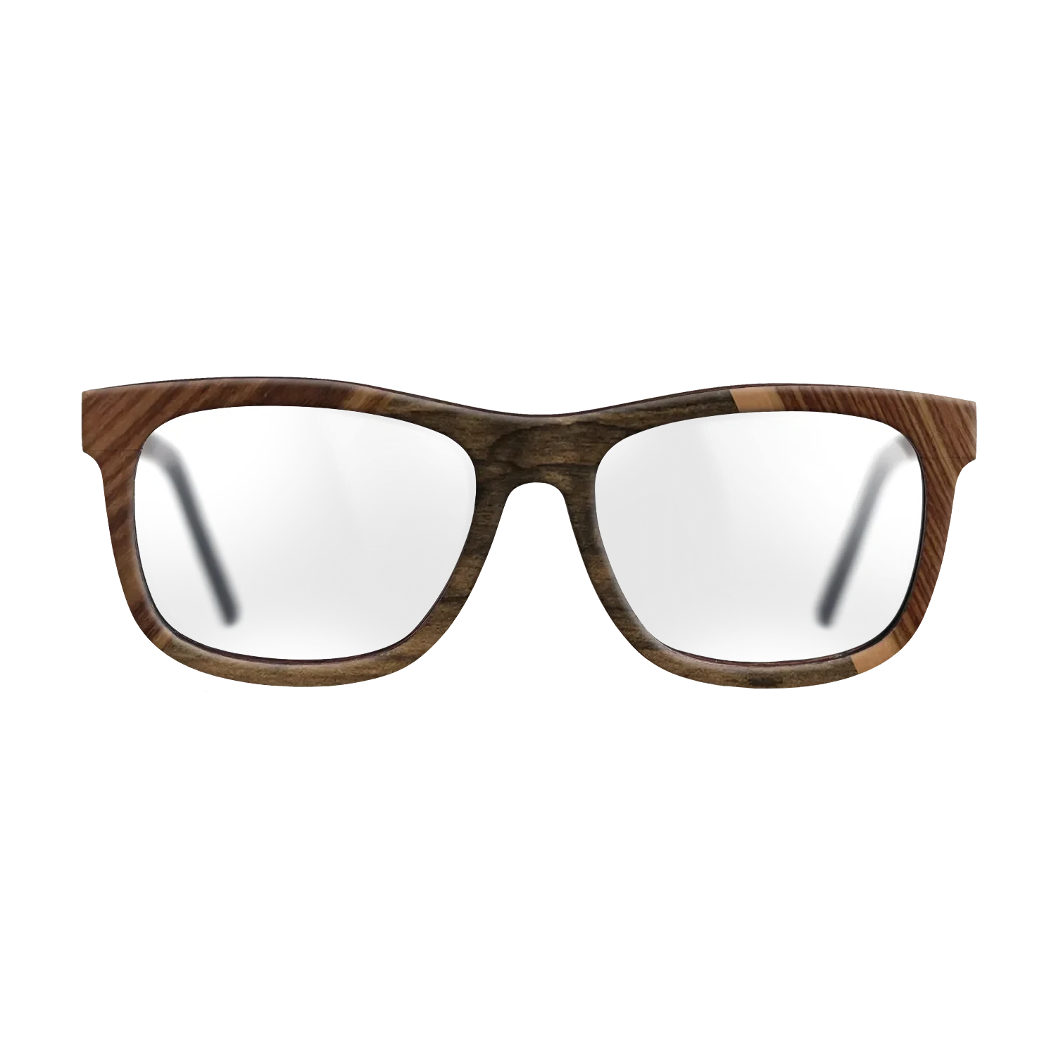 Walnut: Straight Grain,Santos Rosewood Dark,Ziricote Dark Quartered,Royal White Ebony: Angle Cut - The Hero - Square - 916 - SIRIS wood optic