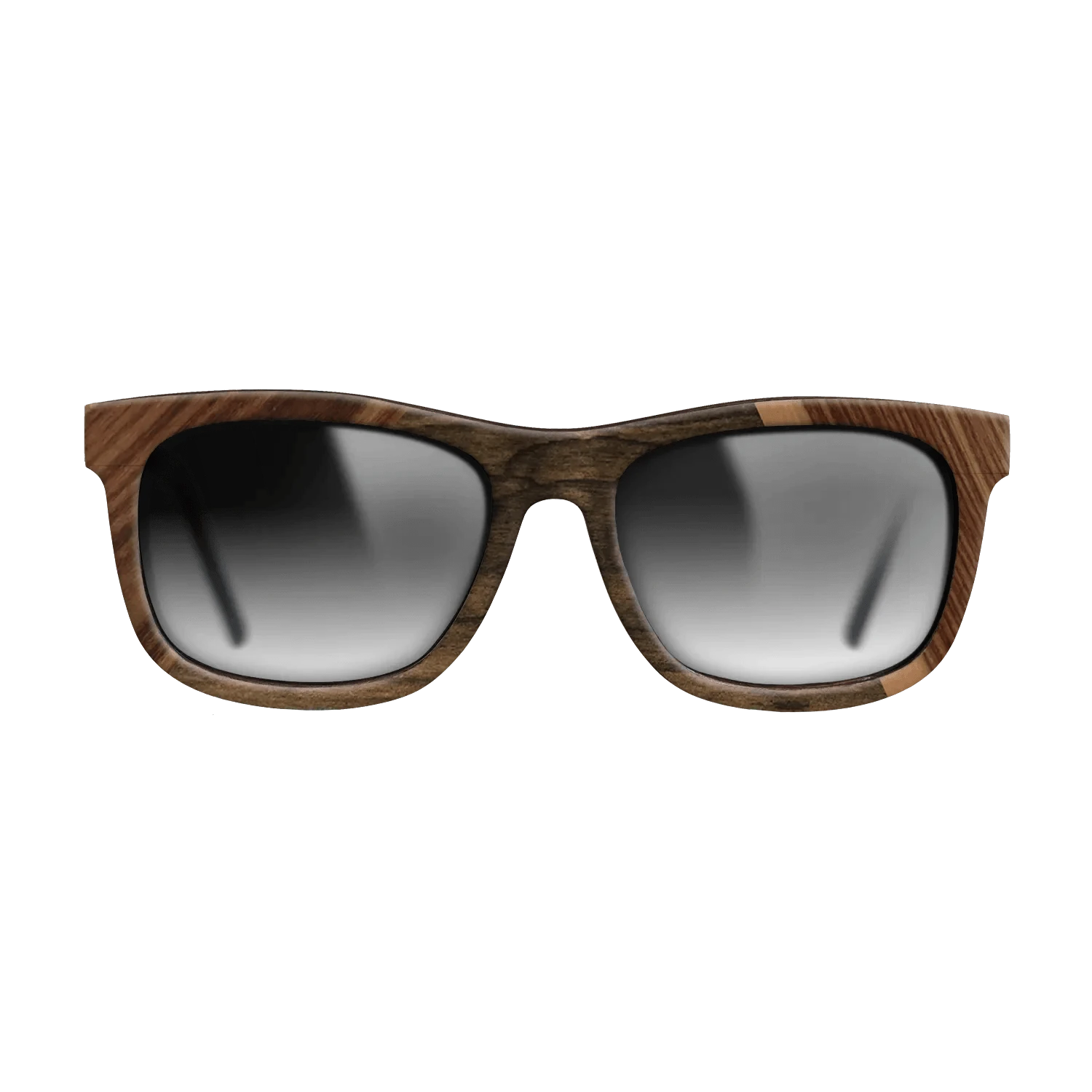 Walnut: Straight Grain,Santos Rosewood Dark,Ziricote Dark Quartered,Royal White Ebony: Angle Cut - The Hero - Square - 916 - SIRIS wood optic