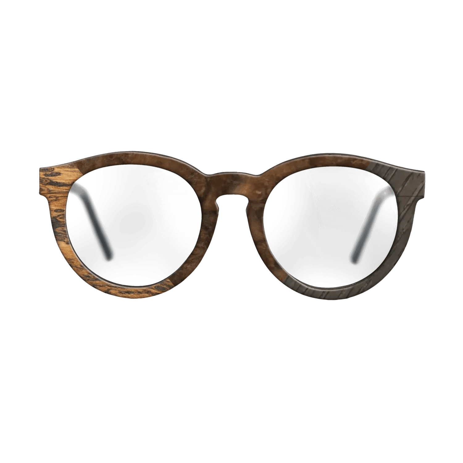 Walnut Burl,Bocote,Fumed Oak: Geometric - The Rebel - Round - 856 - SIRIS wood optic