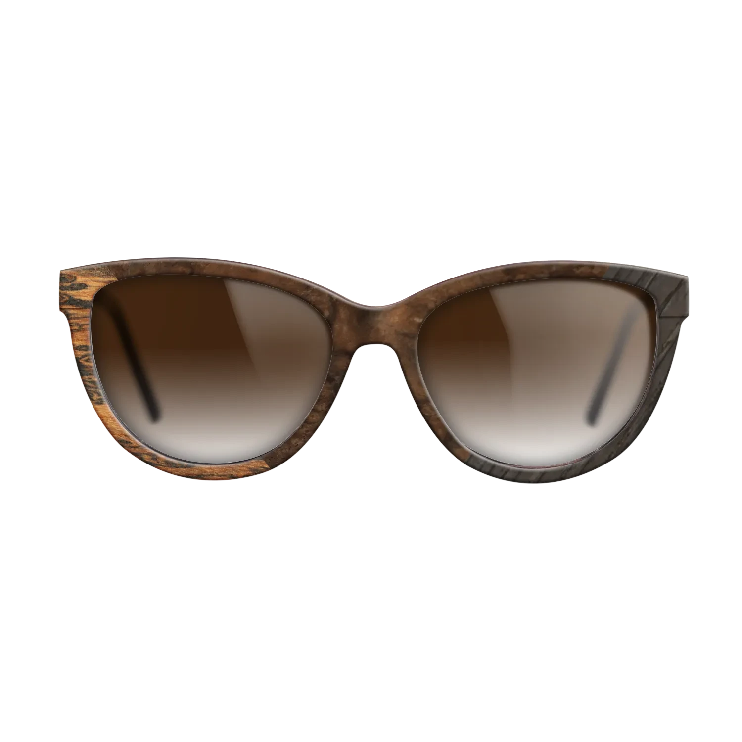 Walnut Burl,Bocote,Fumed Oak: Geometric - The Maiden - Cat - 856 - SIRIS wood optic