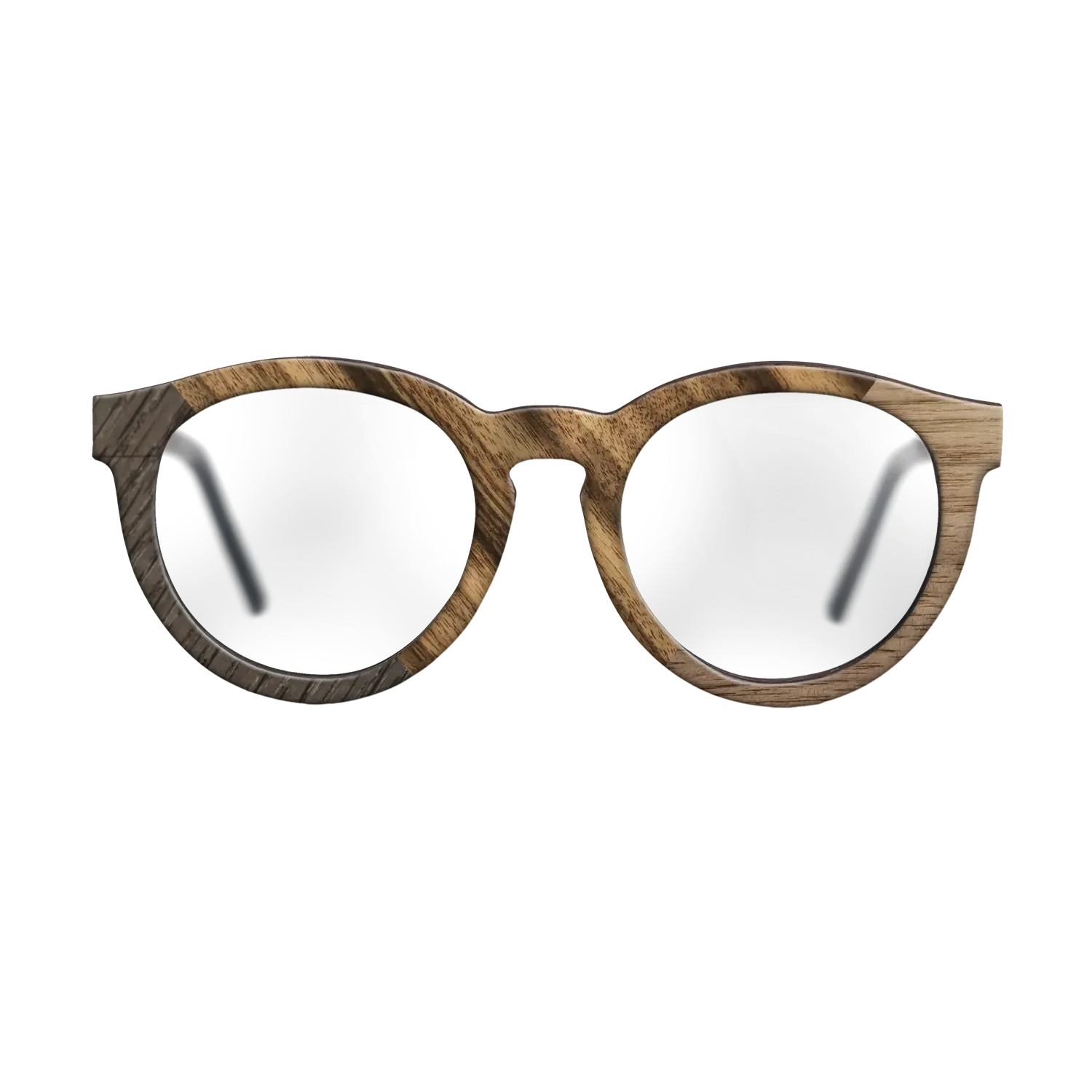 Ziricote Light Quartered,Fumed Oak,Walnut: Straight Grain: Geometric - The Rebel - Round - 1065 - SIRIS wood optic