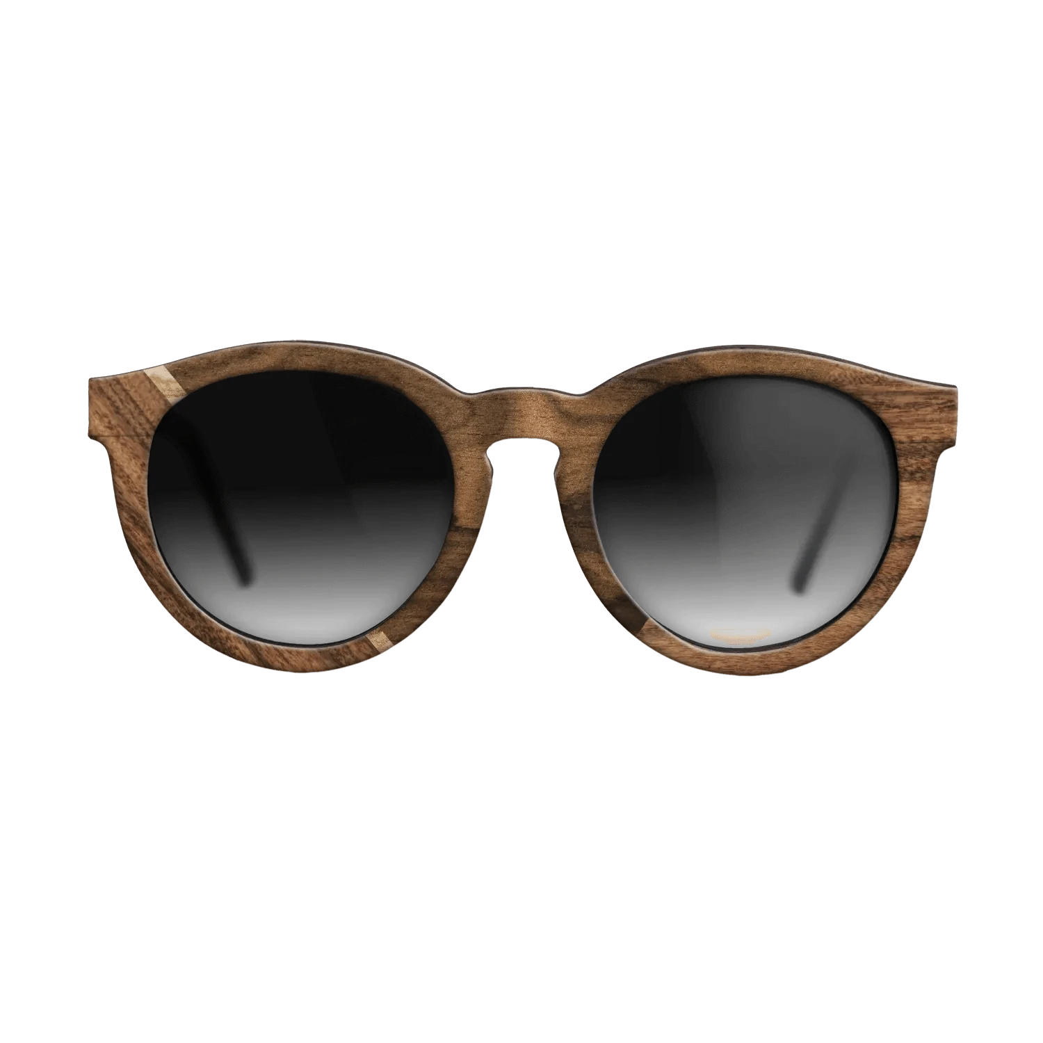 Ziricote Dark Quartered,Santos Rosewood Light: Geometric - The Rebel - Round - 1171 - SIRIS wood optic