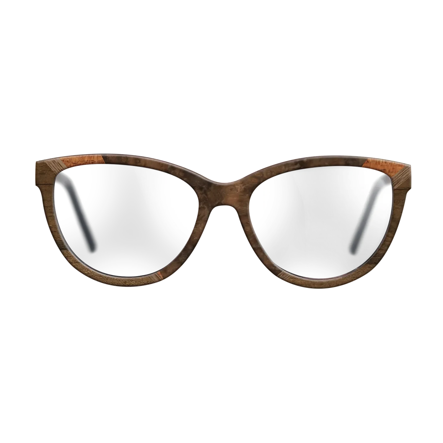 Walnut Burl,Ziricote Light Quartered,Walnut: Straight Grain,Koa: Geometric - The Maiden - Cat - 1337 - SIRIS wood optic