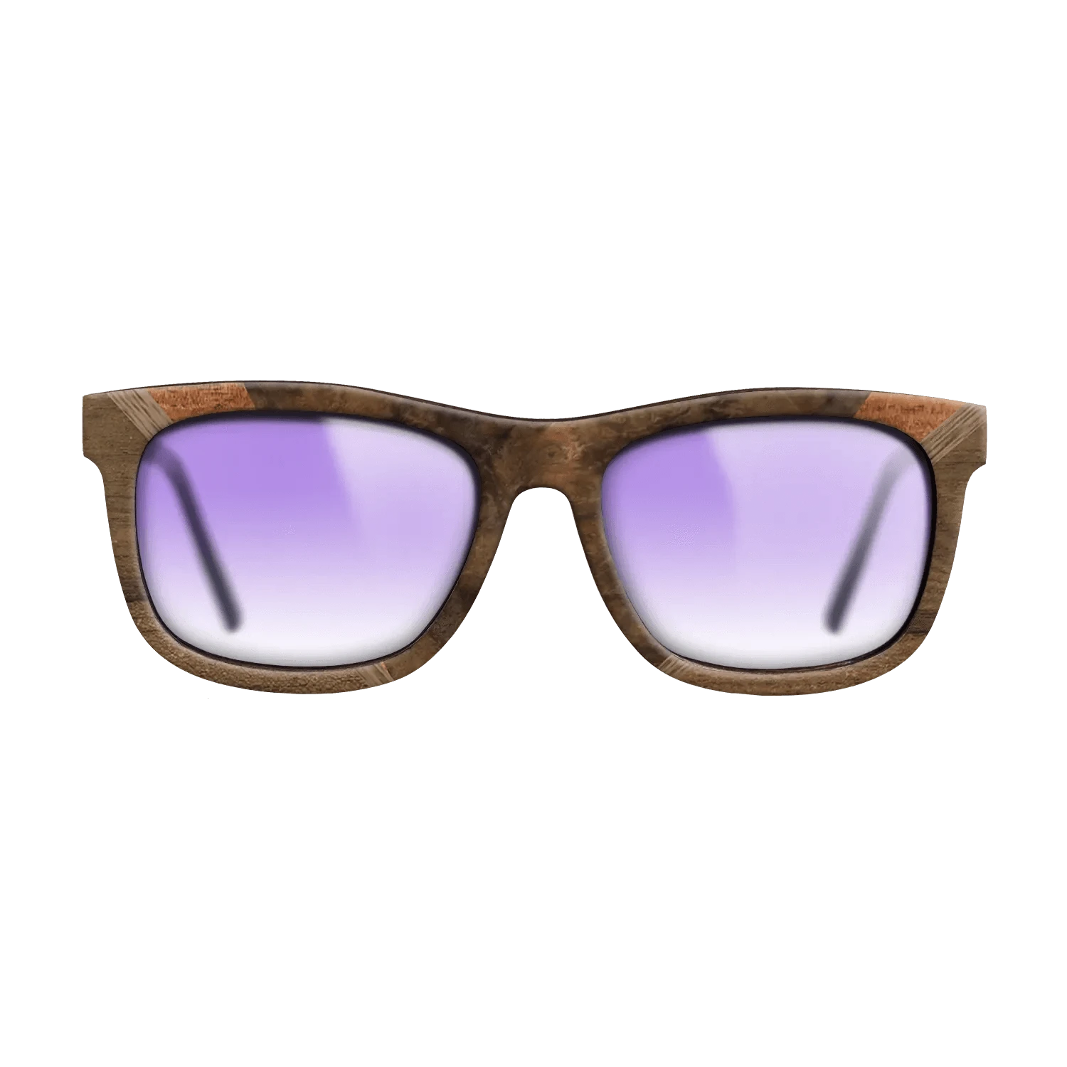 Walnut Burl,Ziricote Light Quartered,Walnut: Straight Grain,Koa: Geometric - The Hero - Square - 1337 - SIRIS wood optic