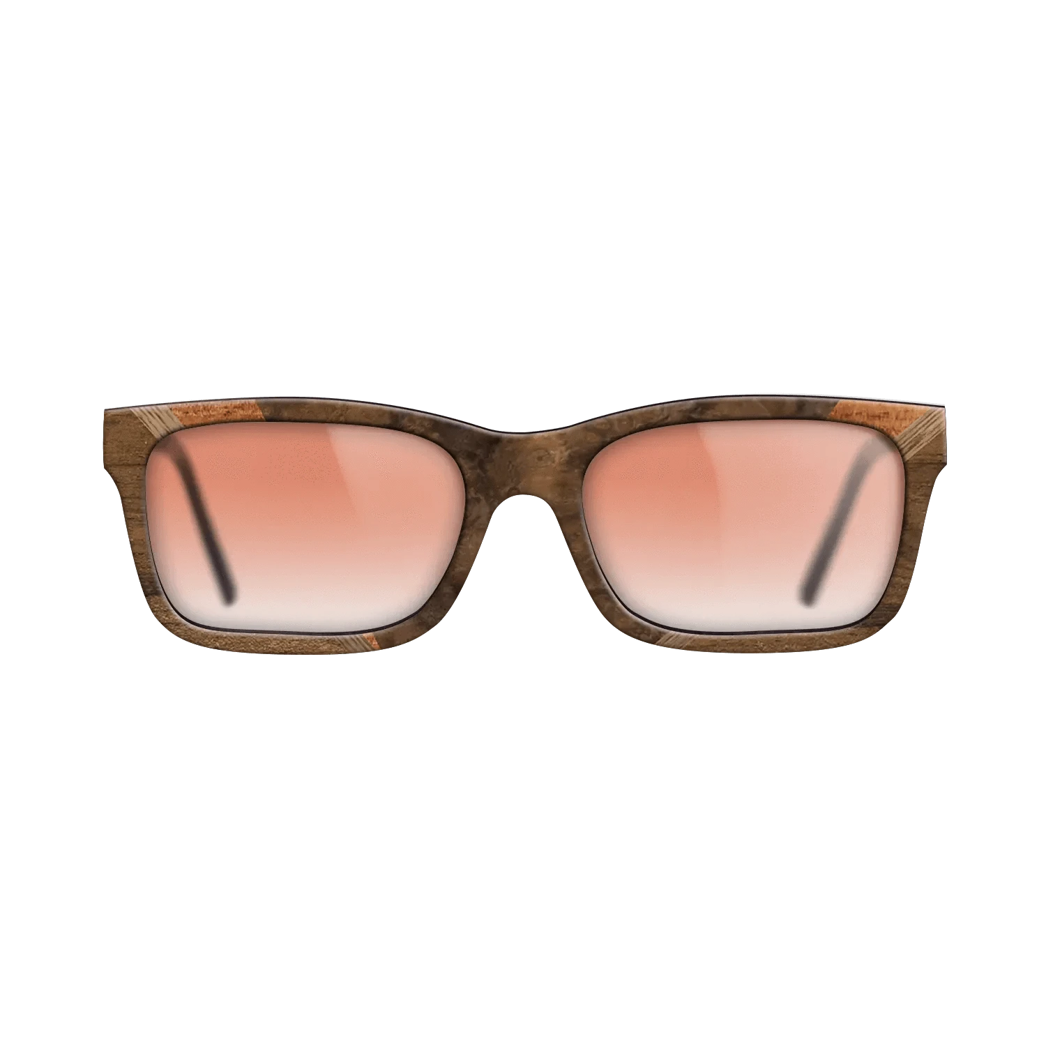 Walnut Burl,Ziricote Light Quartered,Walnut: Straight Grain,Koa: Geometric - The Sage - Rectangle - 1337 - SIRIS wood optic