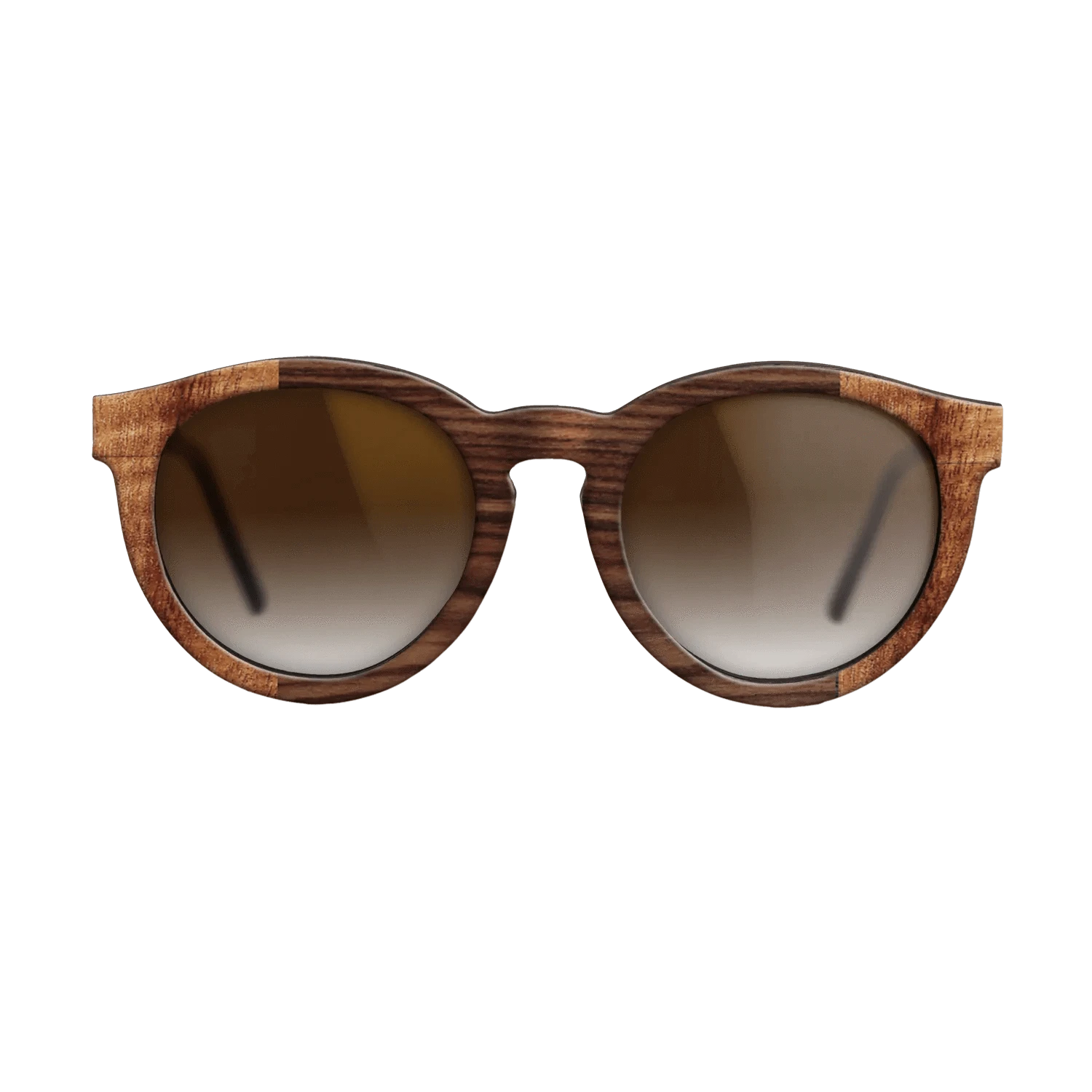 Wenge,Koa,Walnut: Straight Grain,Santos Rosewood Dark: Recursive - The Rebel - Round - 1072 - SIRIS wood optic