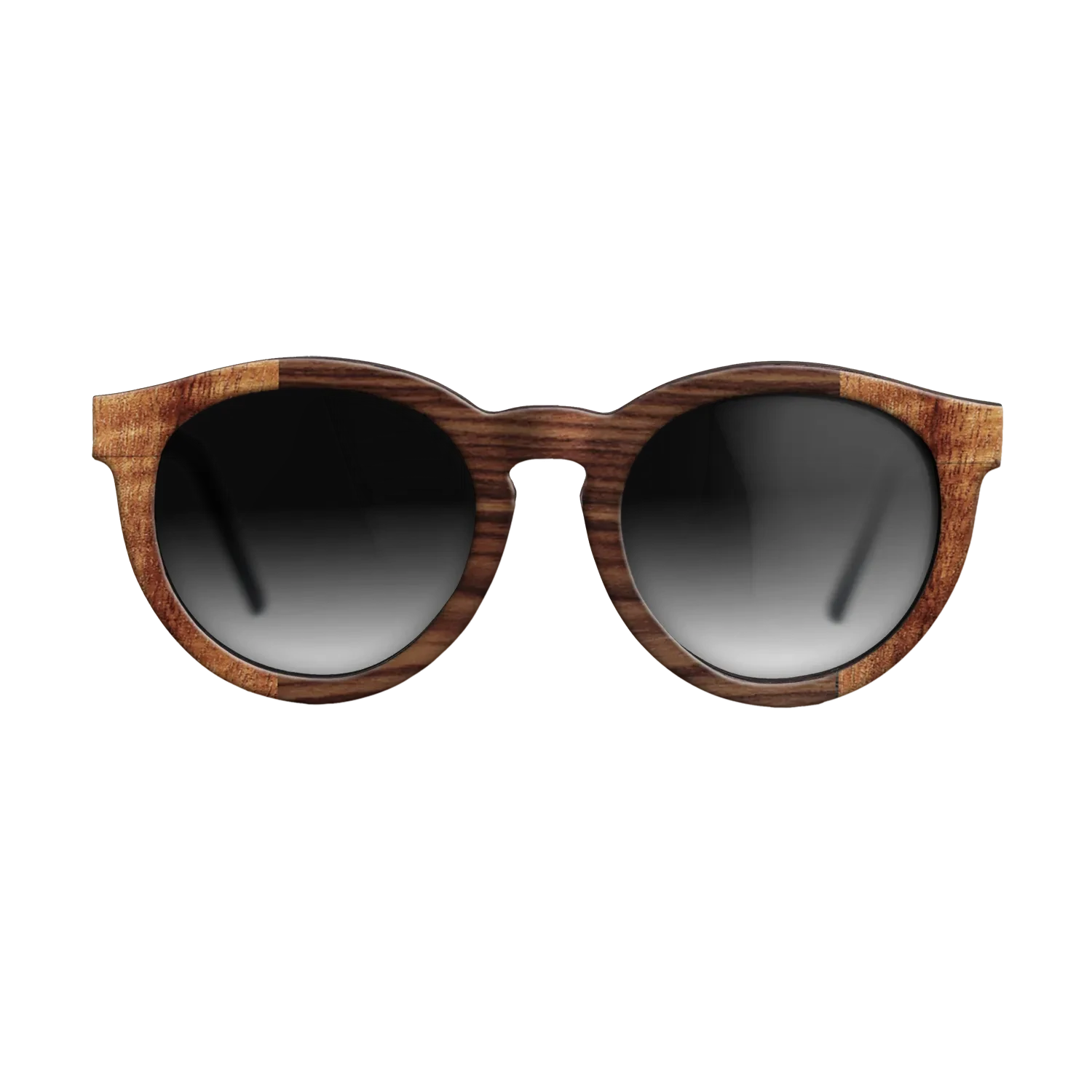 Wenge,Koa,Walnut: Straight Grain,Santos Rosewood Dark: Recursive - The Rebel - Round - 1072 - SIRIS wood optic