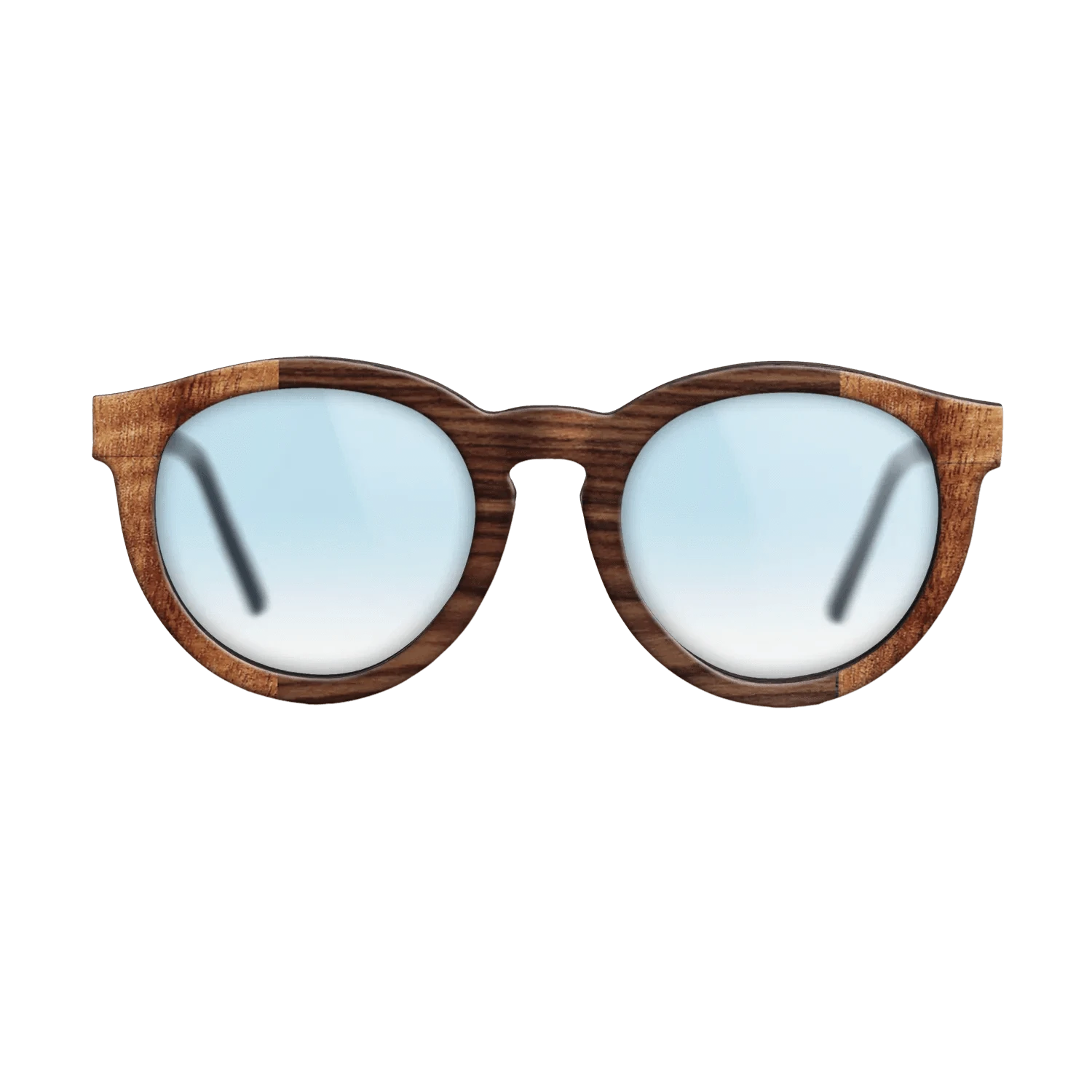 Wenge,Koa,Walnut: Straight Grain,Santos Rosewood Dark: Recursive - The Rebel - Round - 1072 - SIRIS wood optic