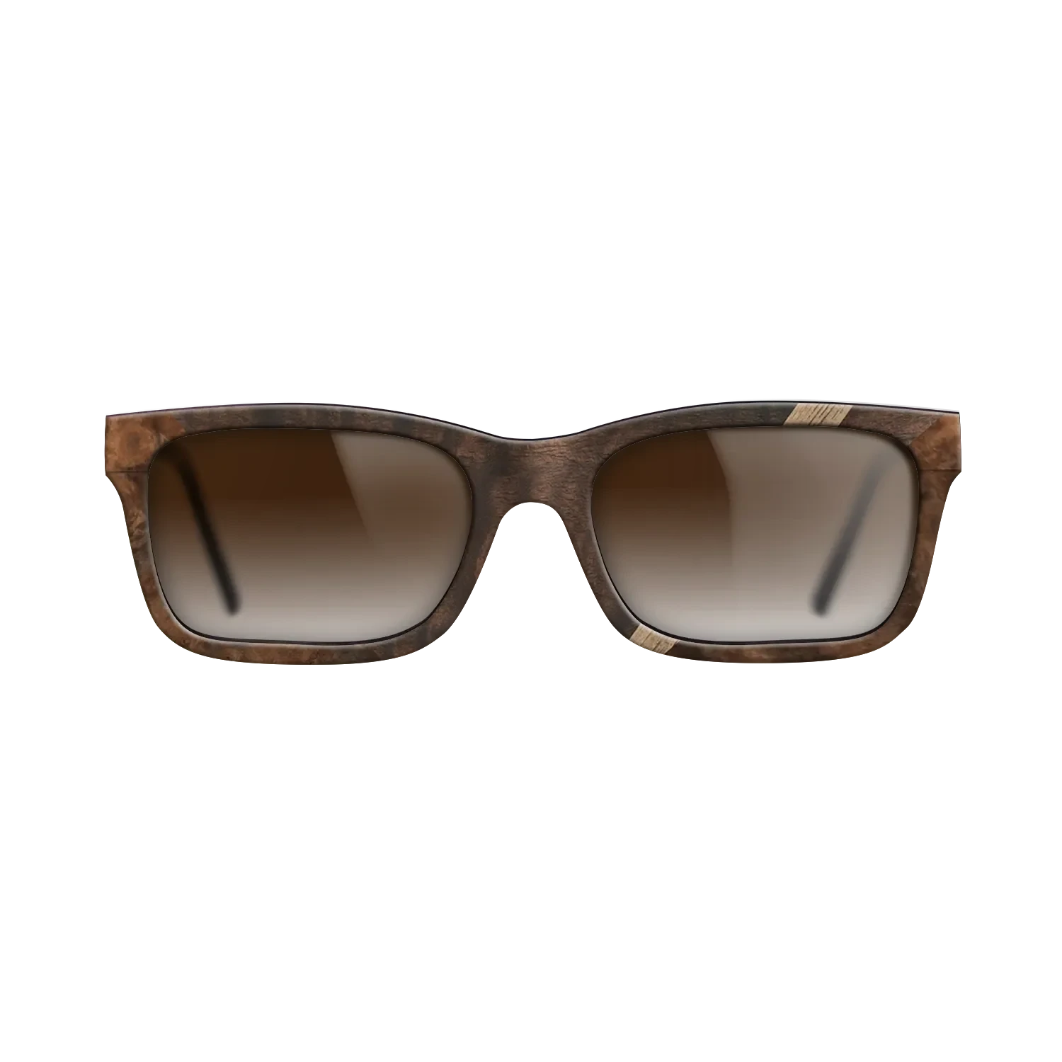 Walnut: Straight Grain,Poplar Dyed: Grey,Walnut Burl,Fumed Eucalyptus: Geometric - The Sage - Rectangle - 1516 - SIRIS wood optic