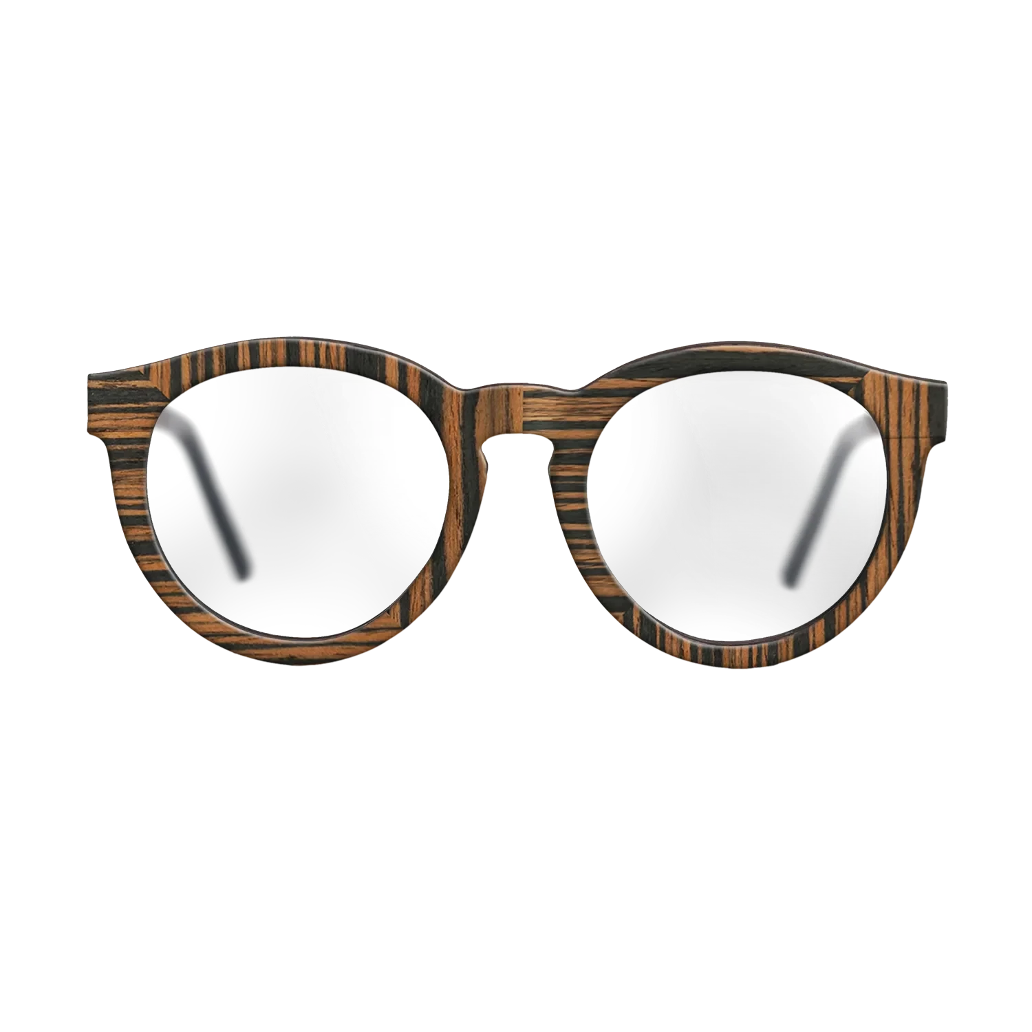 Walnut Claro Light,Italian Ebony: Weave - The Rebel - Round - 1768 - SIRIS wood optic