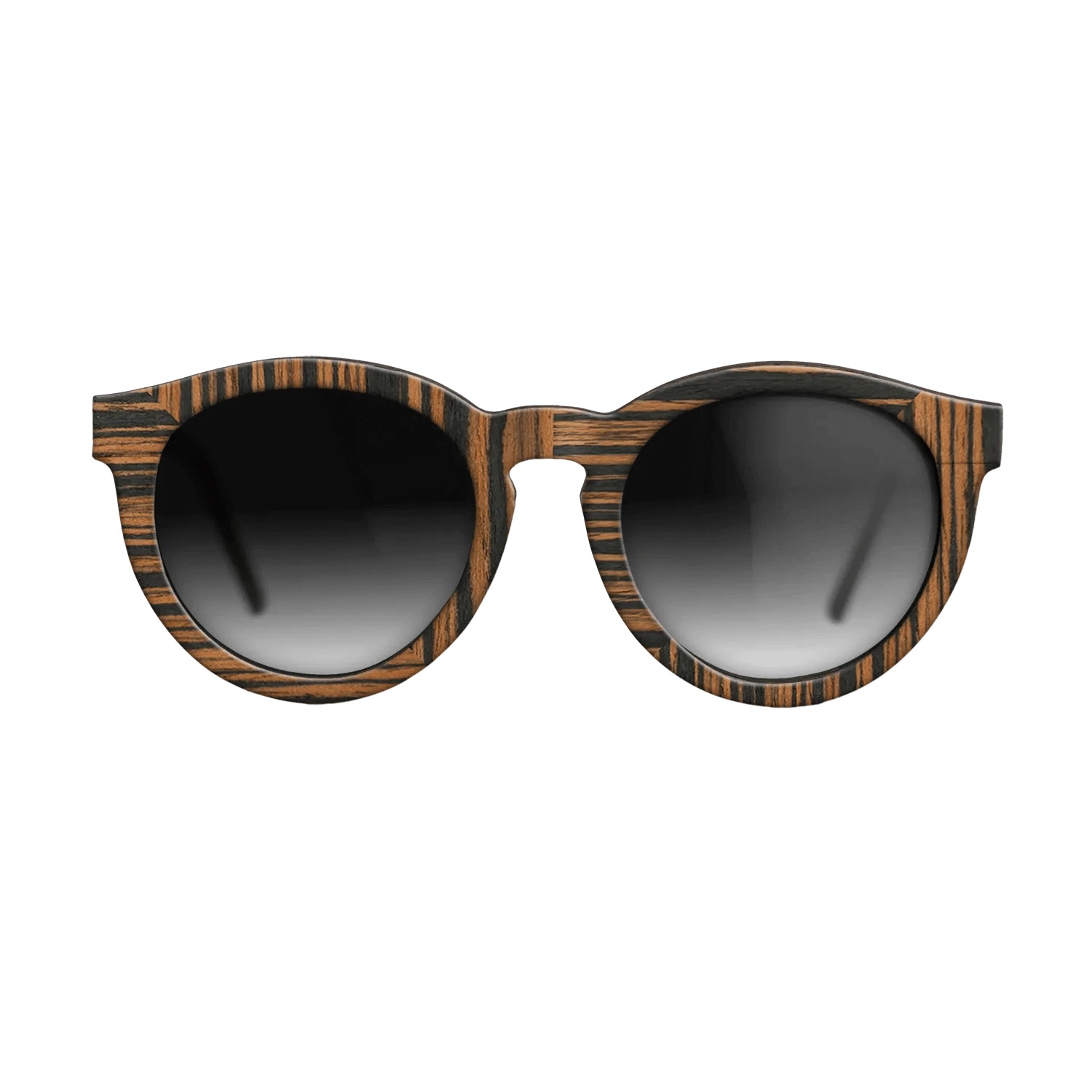 Santos Rosewood Dark,Italian Ebony: Weave - The Rebel - Round - 1568 - SIRIS wood optic