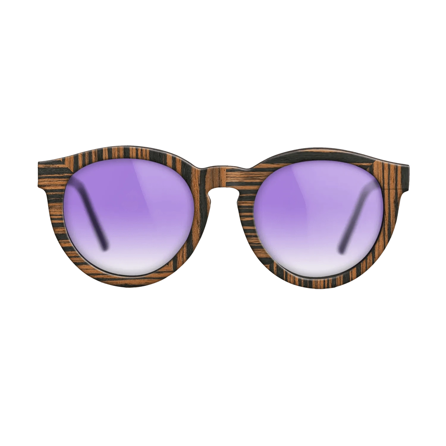 Santos Rosewood Dark,Italian Ebony: Weave - The Rebel - Round - 1568 - SIRIS wood optic