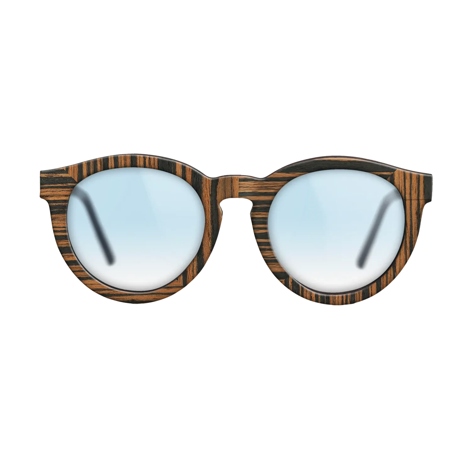 Walnut Burl,Italian Ebony: Weave - The Rebel - Round - 1349 - SIRIS wood optic