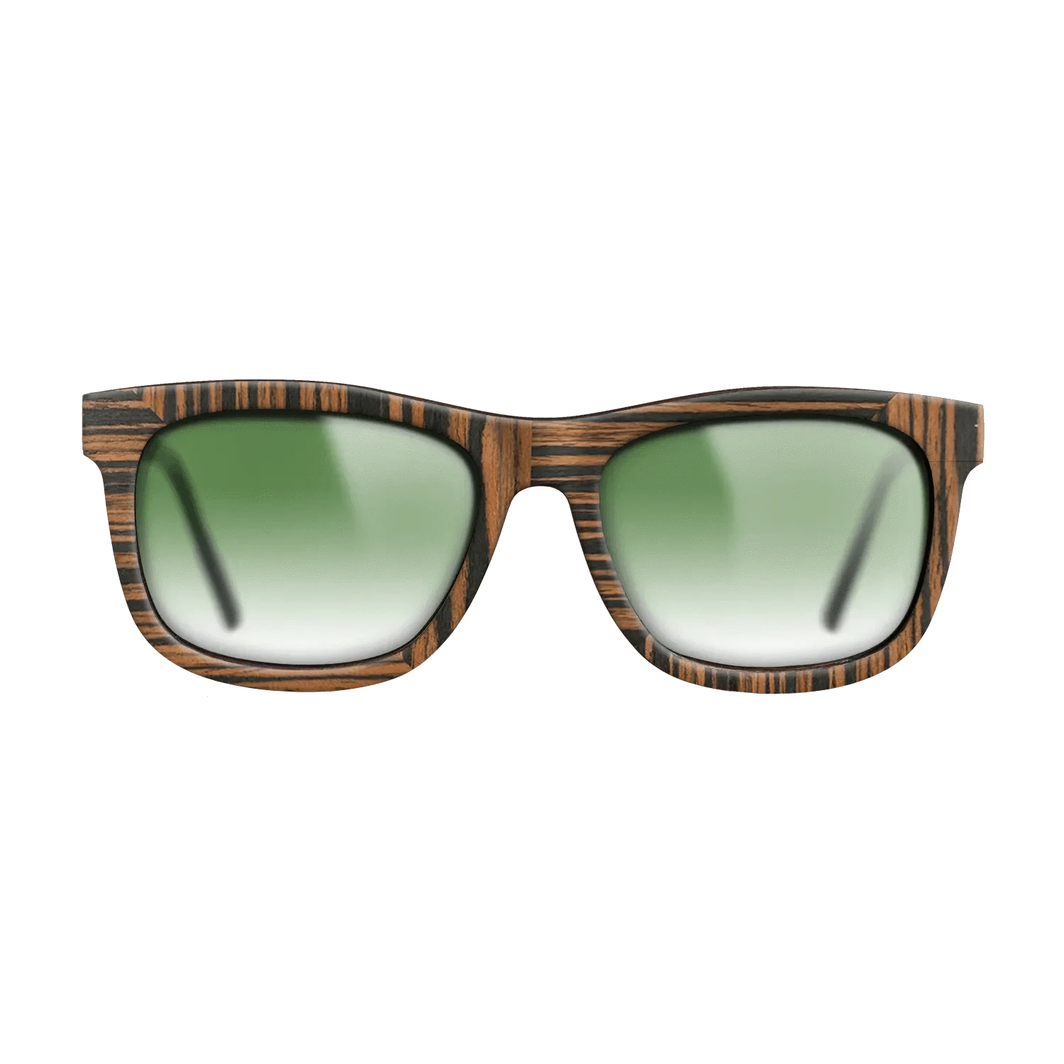 Walnut: Straight Grain,Italian Ebony: Weave - The Hero - Square - 1176 - SIRIS wood optic