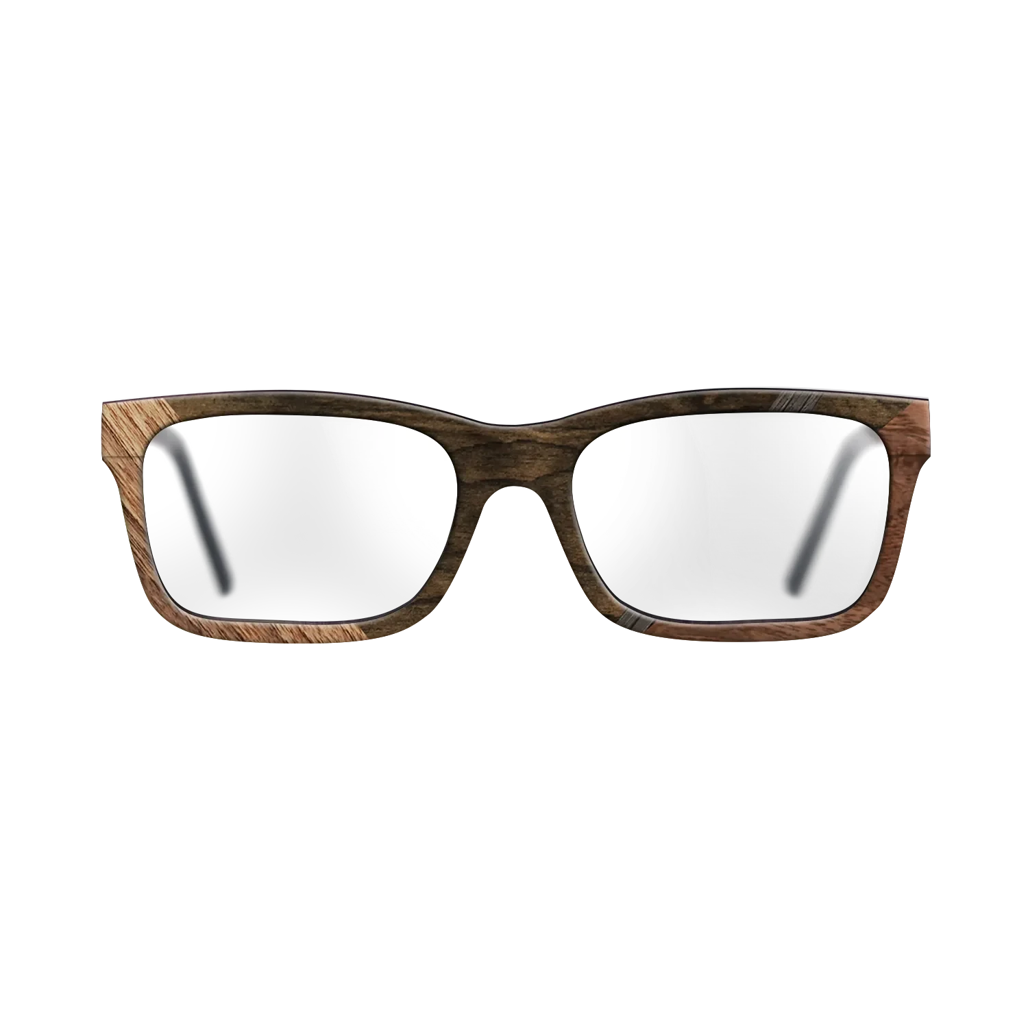 Ziricote Dark Quartered,Walnut: Straight Grain,Walnut Claro Light,Fumed Oak: Geometric - The Sage - Rectangle - 1168 - SIRIS wood optic