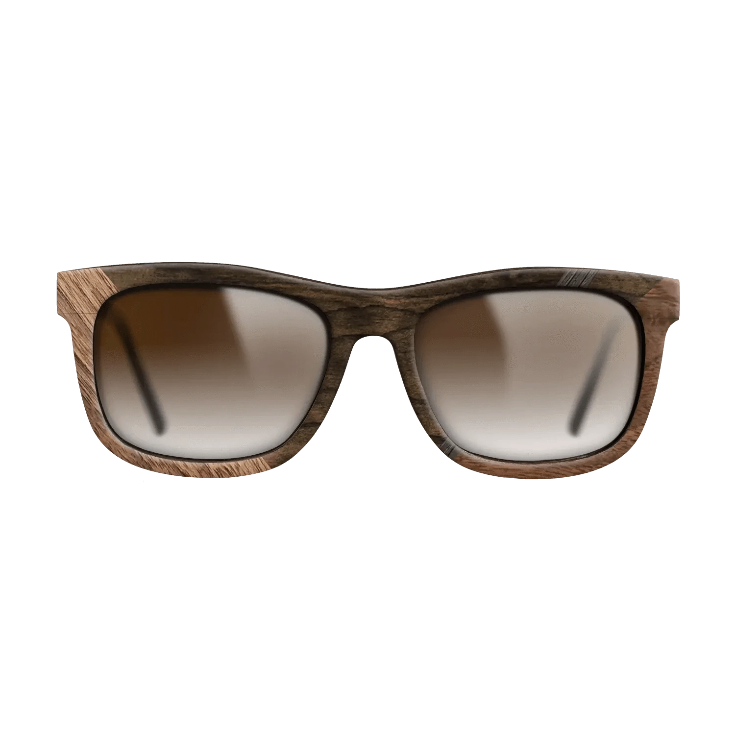 Ziricote Dark Quartered,Walnut: Straight Grain,Walnut Claro Light,Fumed Oak: Geometric - The Hero - Square - 1168 - SIRIS wood optic