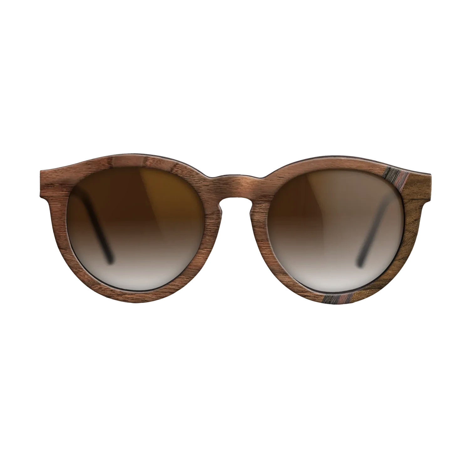 Rosewood Reconstituted,Walnut Claro Dark,Walnut: Straight Grain,Ziricote Dark Quartered: Fractal - The Rebel - Round - 1943 - SIRIS wood optic