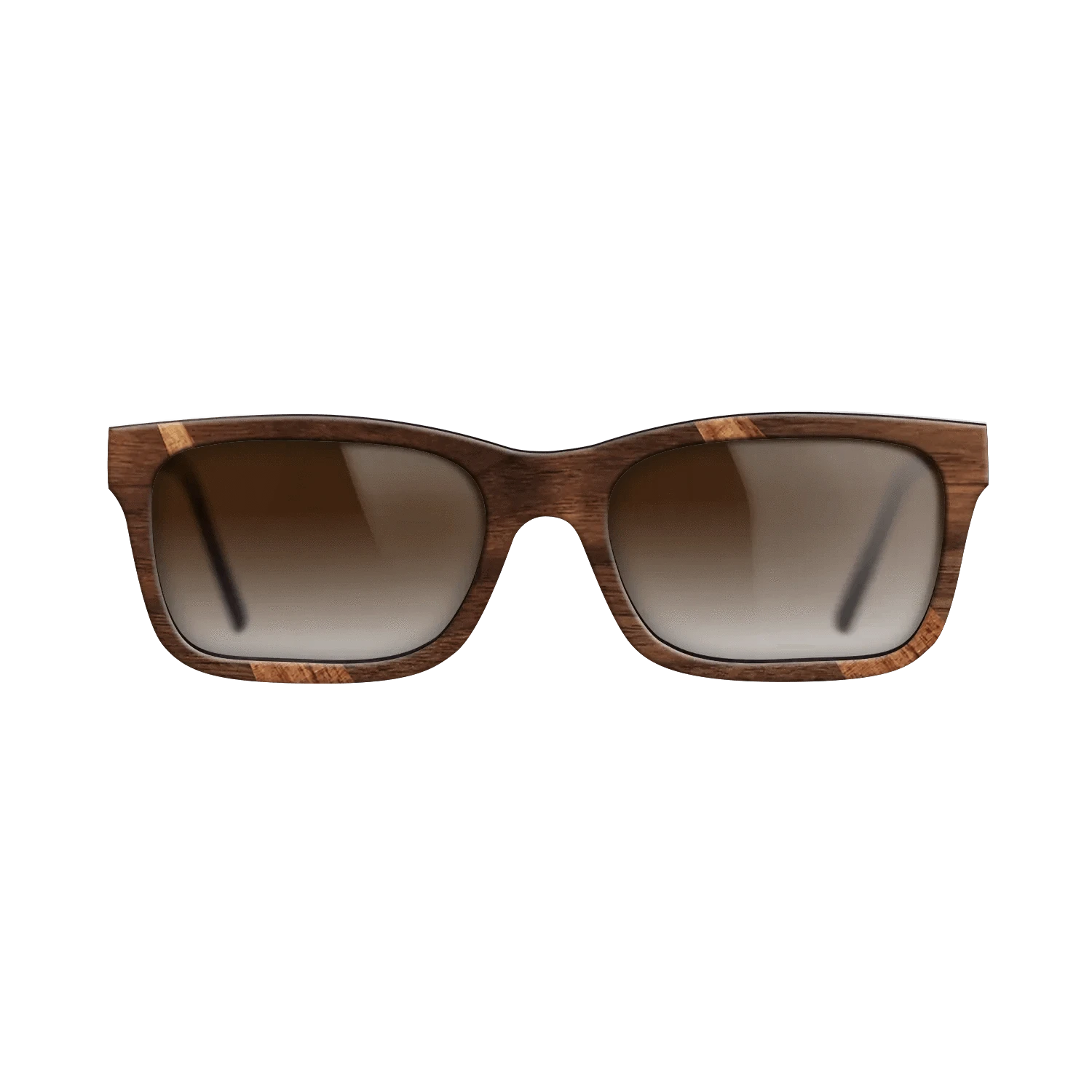 Walnut Claro Dark,Koa,Olive Burl: Fractal - The Sage - Rectangle - 1738 - SIRIS wood optic