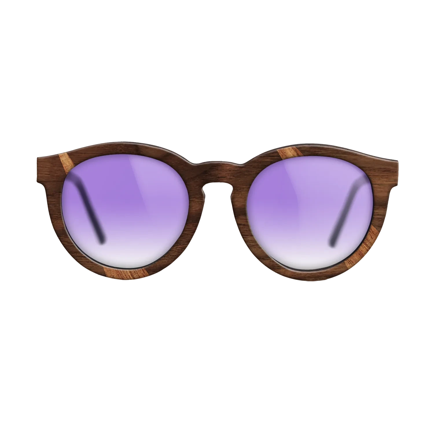 Walnut Claro Dark,Koa,Olive Burl: Fractal - The Rebel - Round - 1738 - SIRIS wood optic