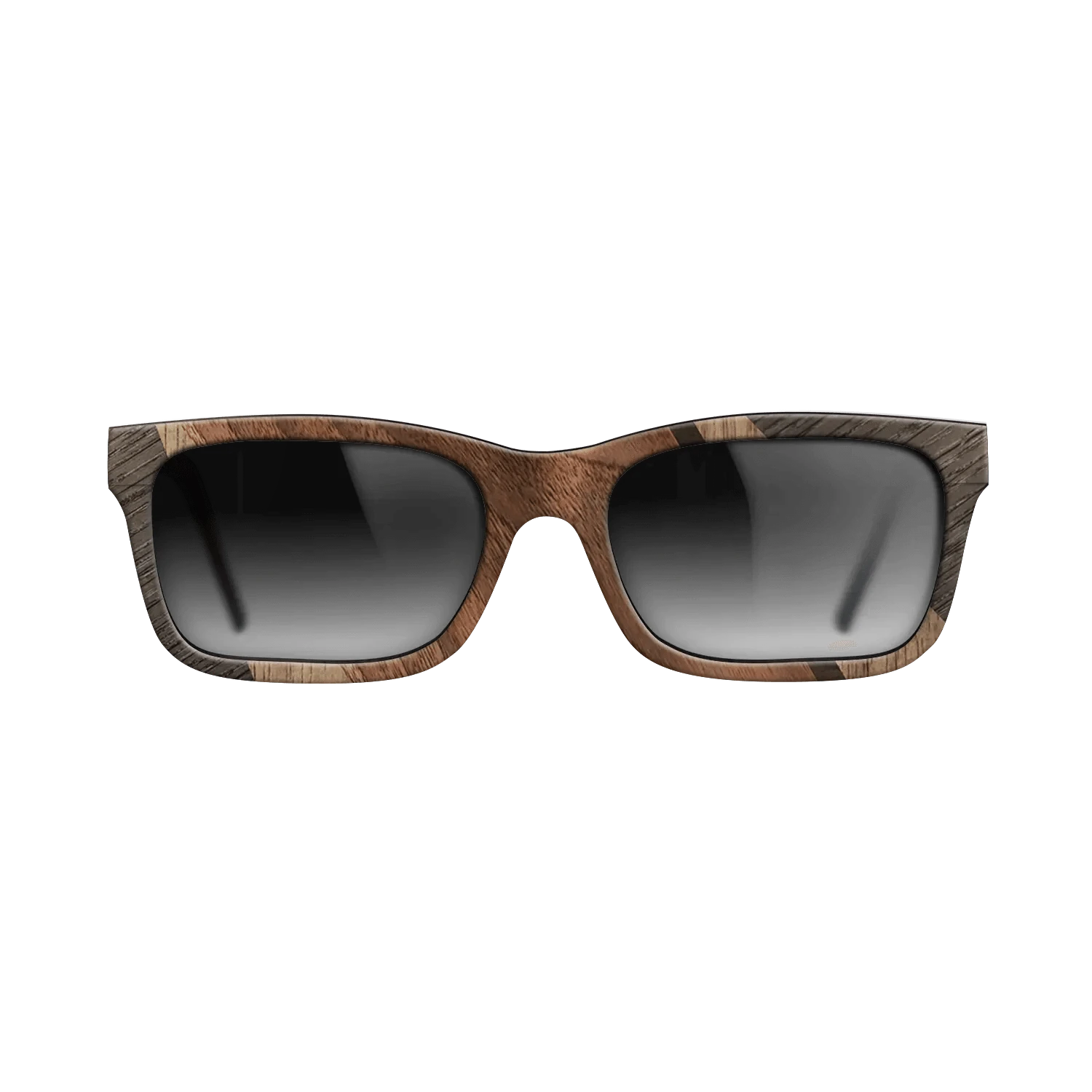 Walnut Claro Light,Fumed Oak,Walnut: Straight Grain: Fractal - The Sage - Rectangle - 1659 - SIRIS wood optic