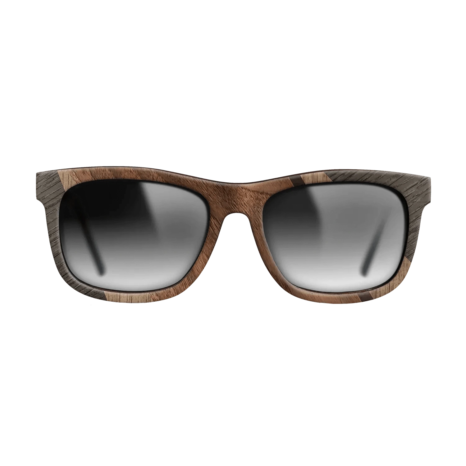 Walnut Claro Light,Fumed Oak,Walnut: Straight Grain: Fractal - The Hero - Square - 1659 - SIRIS wood optic