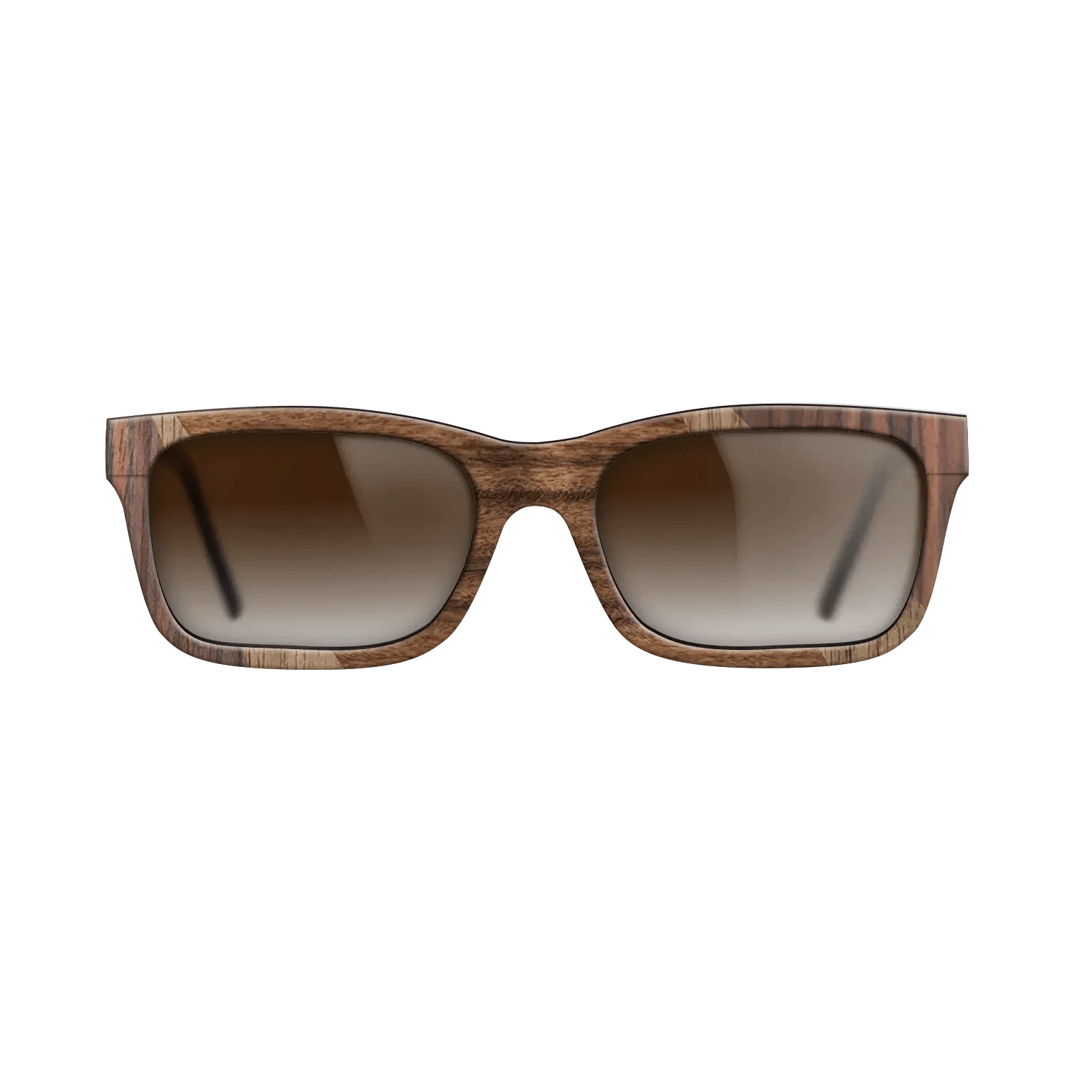 Santos Rosewood Light,Fumed Oak,Rosewood Reconstituted,Walnut: Straight Grain: Fractal - The Sage - Rectangle - 822 - SIRIS wood optic