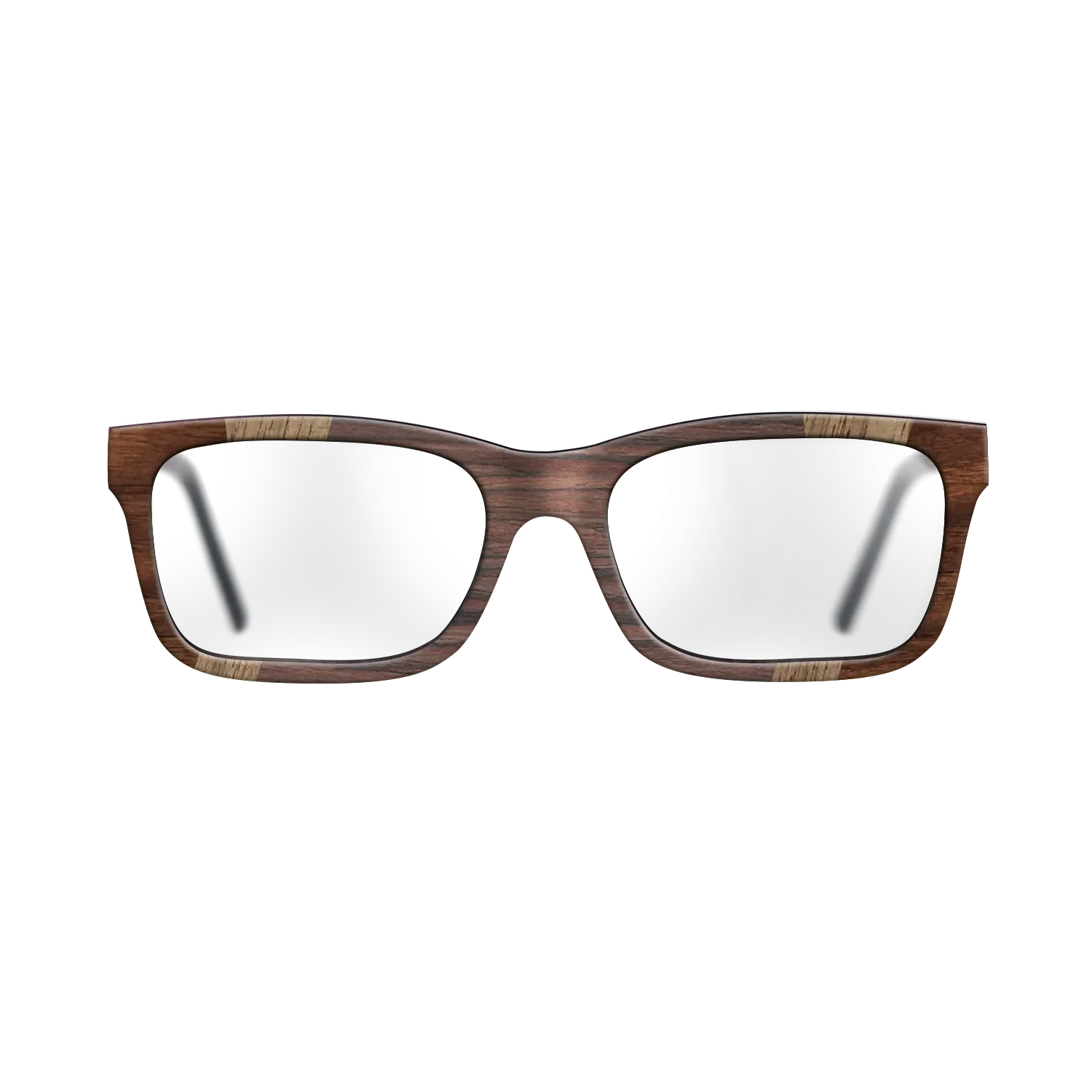 Walnut Claro Dark,Walnut: Straight Grain,Rosewood Reconstituted,Walnut Burl: Fractal - The Sage - Rectangle - 1037 - SIRIS wood optic