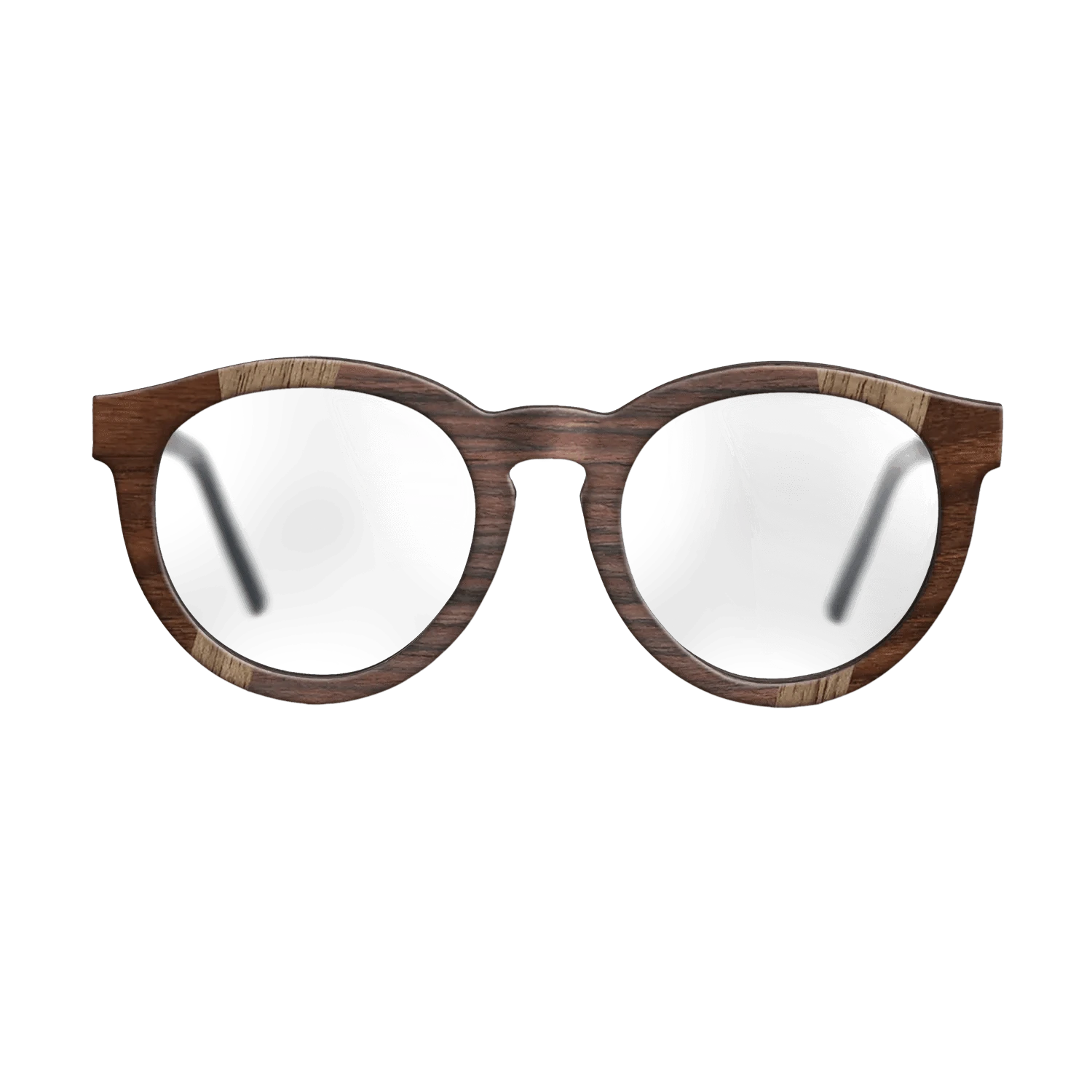 Walnut Claro Dark,Walnut: Straight Grain,Rosewood Reconstituted,Walnut Burl: Fractal - The Rebel - Round - 1037 - SIRIS wood optic