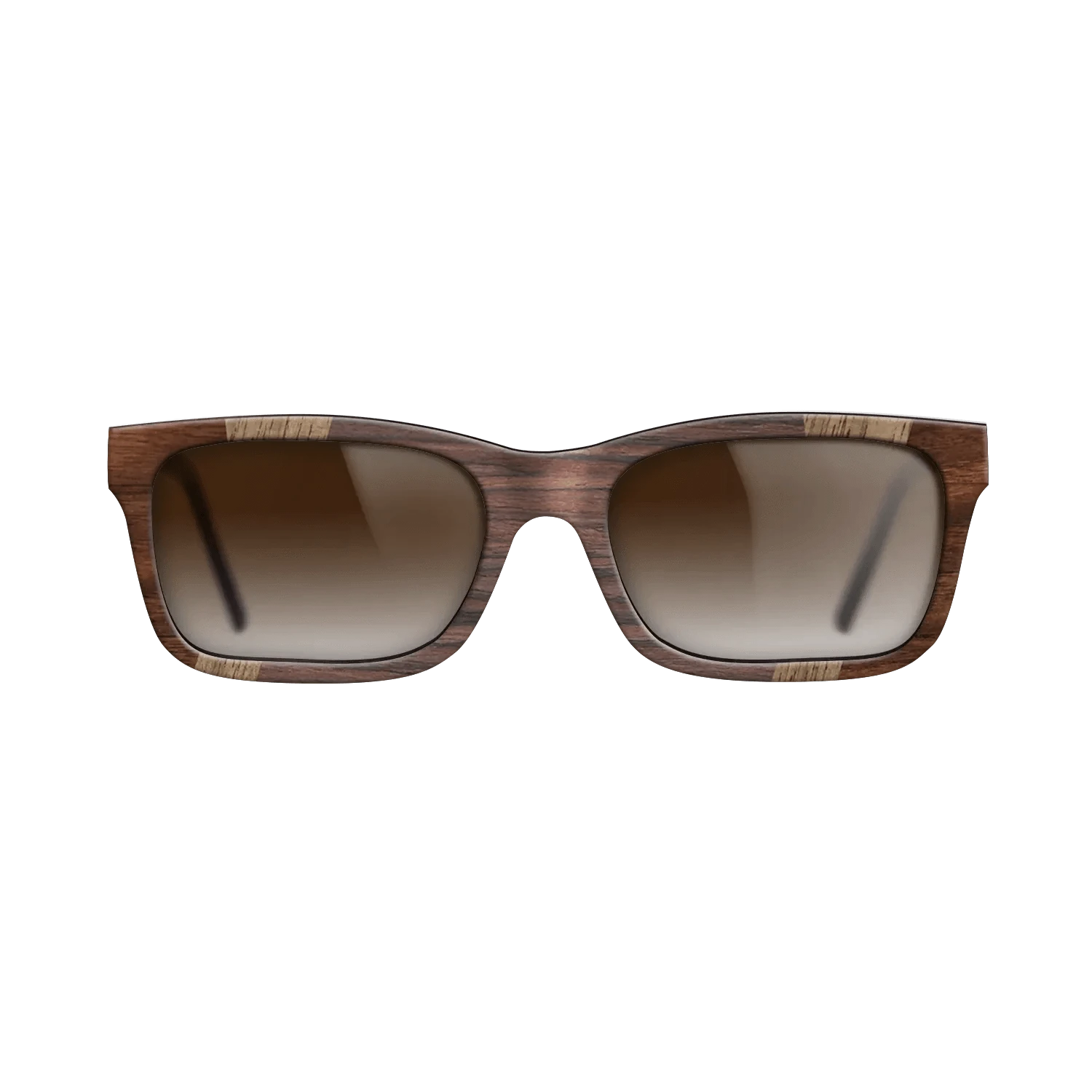 Walnut Claro Dark,Walnut: Straight Grain,Rosewood Reconstituted,Walnut Burl: Fractal - The Sage - Rectangle - 1037 - SIRIS wood optic