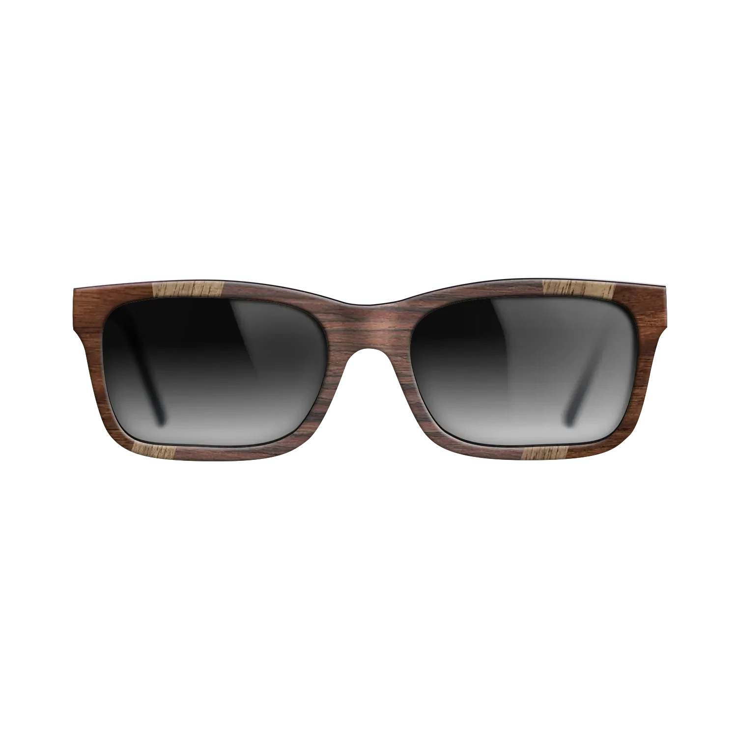 Walnut Claro Dark,Walnut: Straight Grain,Rosewood Reconstituted,Walnut Burl: Fractal - The Sage - Rectangle - 1037 - SIRIS wood optic