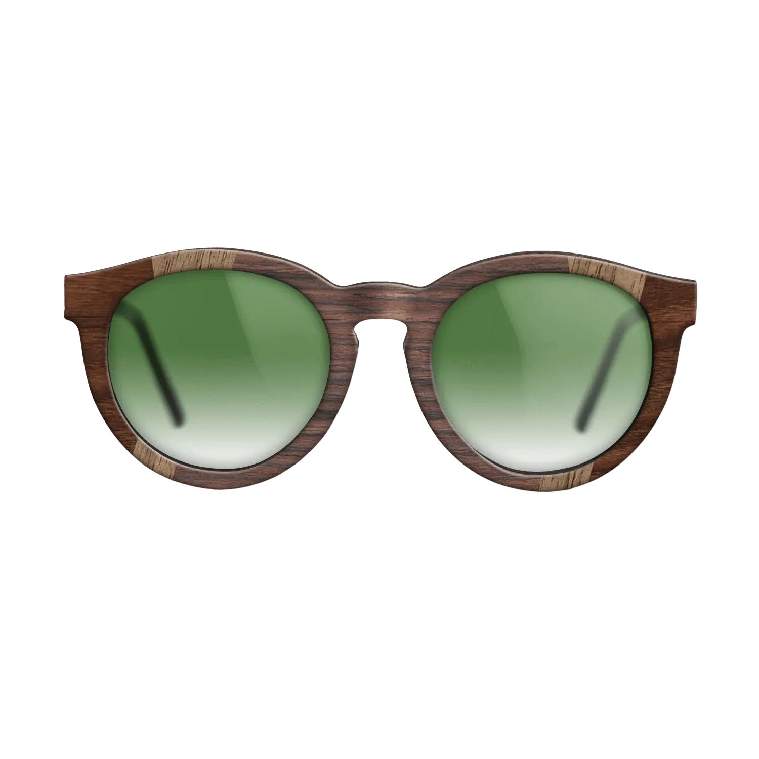 Walnut Claro Dark,Walnut: Straight Grain,Rosewood Reconstituted,Walnut Burl: Fractal - The Rebel - Round - 1037 - SIRIS wood optic