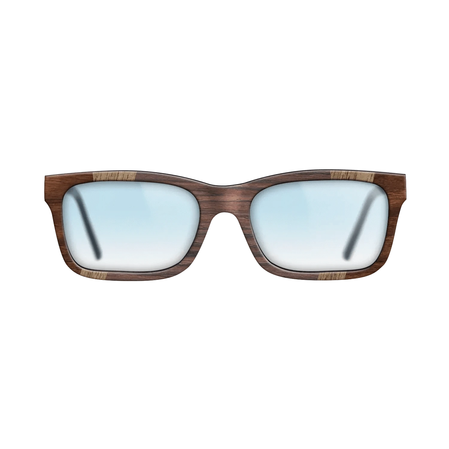 Walnut Claro Dark,Walnut: Straight Grain,Rosewood Reconstituted,Walnut Burl: Fractal - The Sage - Rectangle - 1037 - SIRIS wood optic