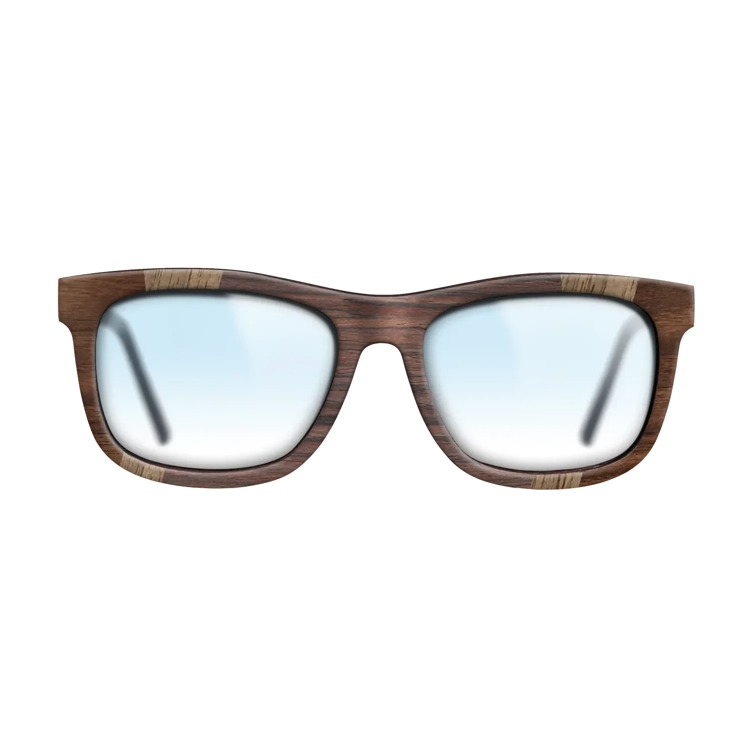 Walnut Claro Dark,Walnut: Straight Grain,Rosewood Reconstituted,Walnut Burl: Fractal - The Hero - Square - 1037 - SIRIS wood optic