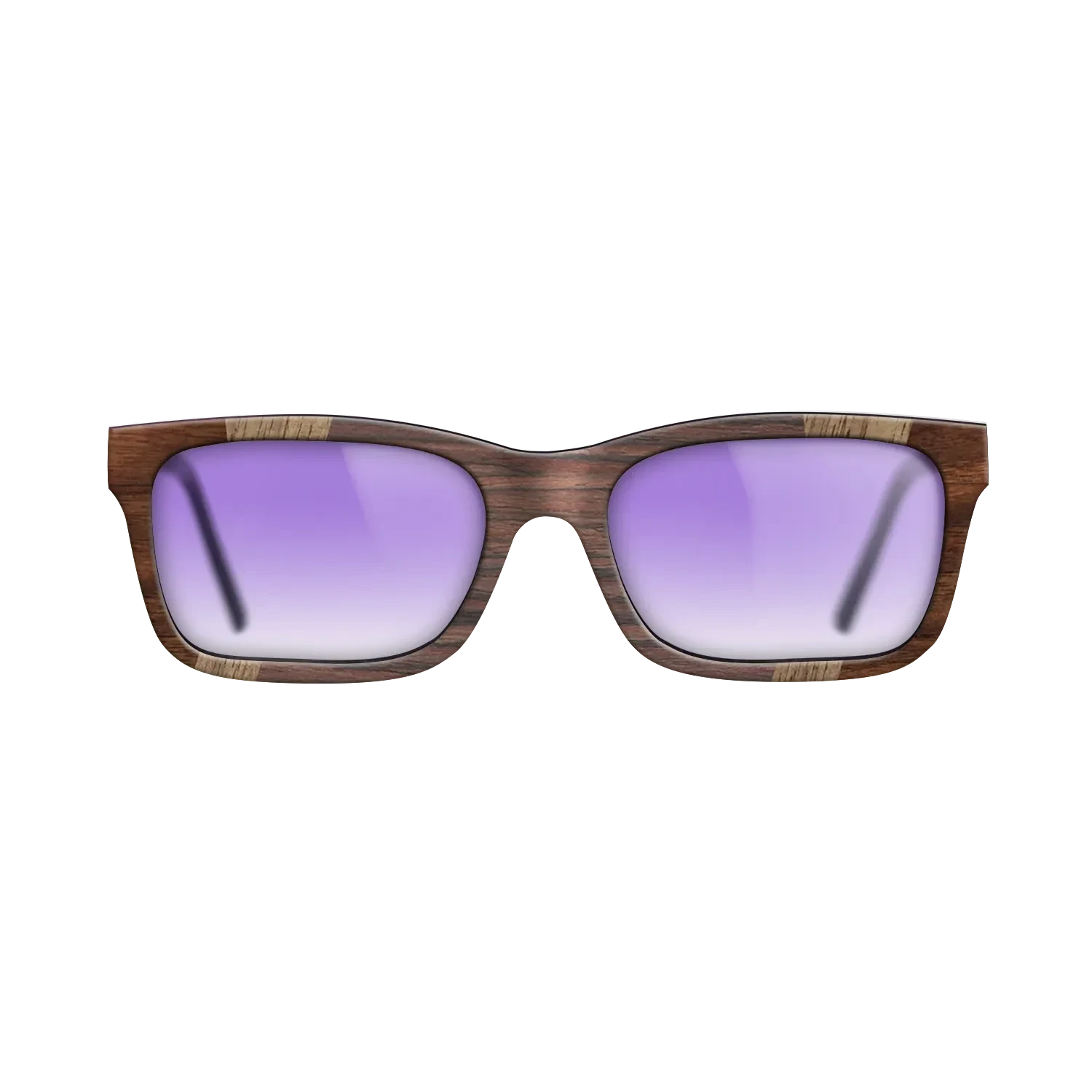 Walnut Claro Dark,Walnut: Straight Grain,Rosewood Reconstituted,Walnut Burl: Fractal - The Sage - Rectangle - 1037 - SIRIS wood optic