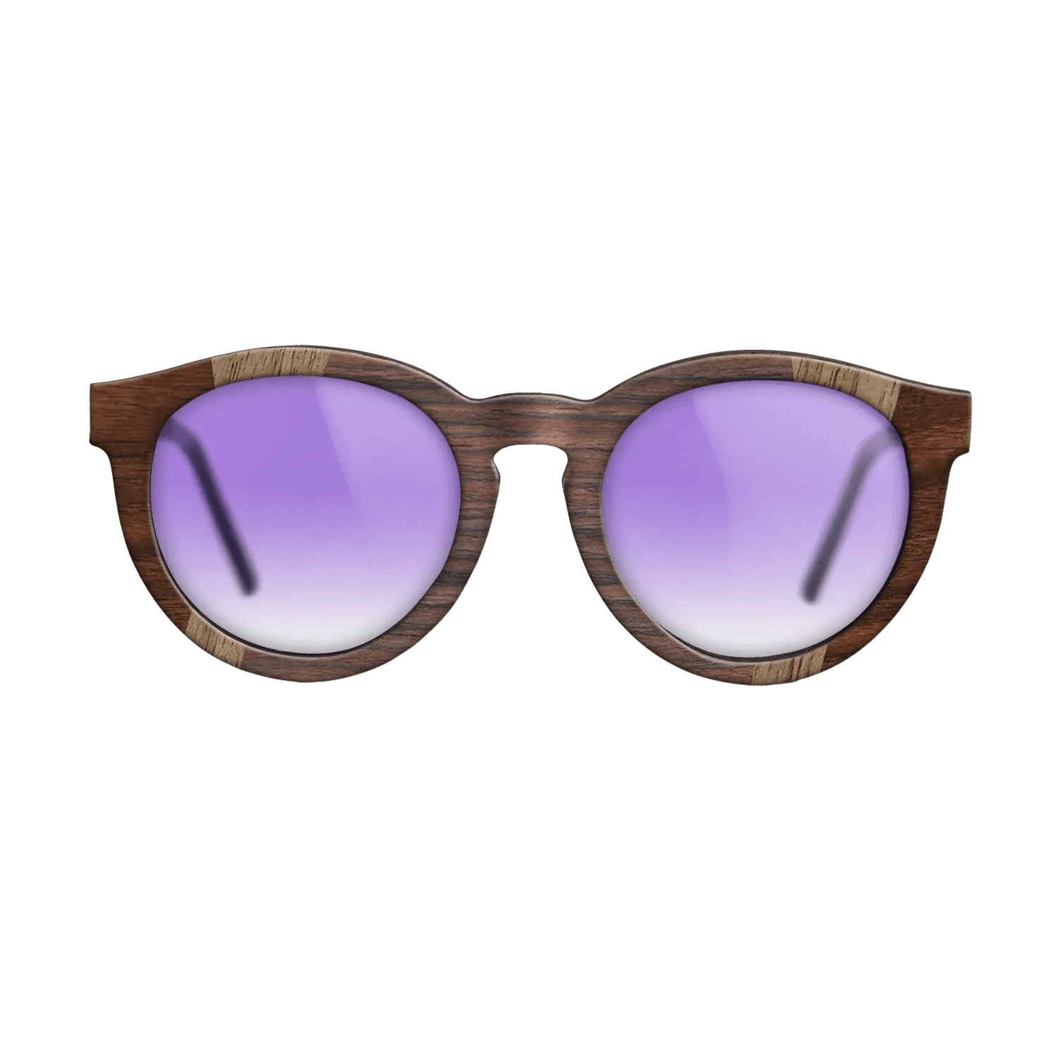 Walnut Claro Dark,Walnut: Straight Grain,Rosewood Reconstituted,Walnut Burl: Fractal - The Rebel - Round - 1037 - SIRIS wood optic