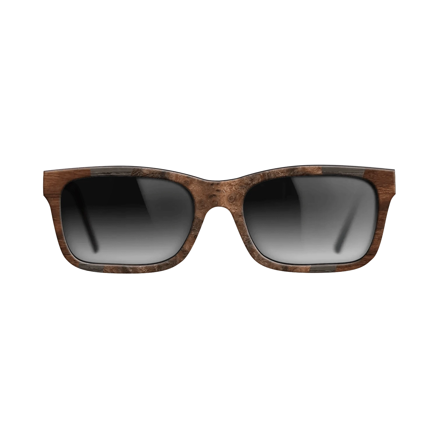 Walnut Burl,Fumed Oak,Walnut Claro Dark: Fractal - The Sage - Rectangle - 728 - SIRIS wood optic