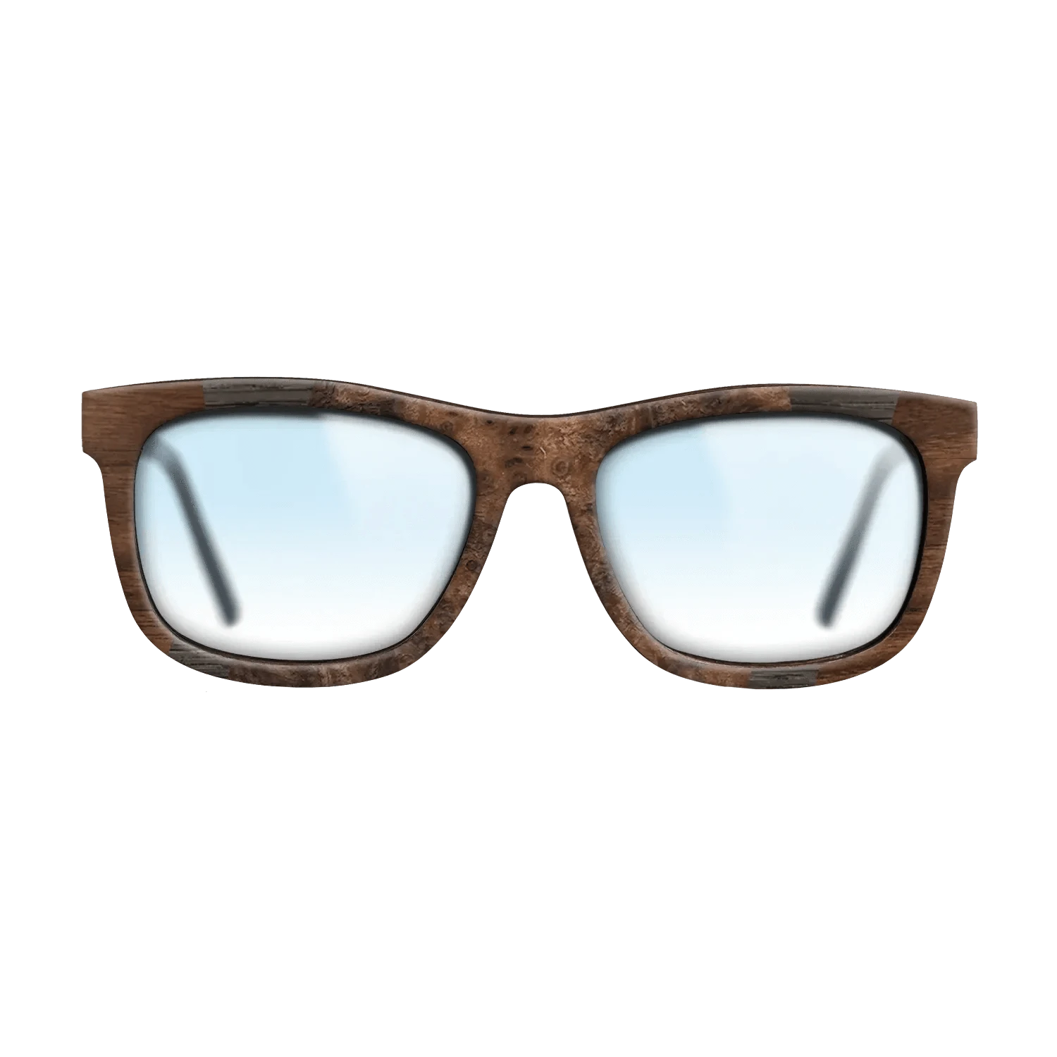 Walnut Burl,Fumed Oak,Walnut Claro Dark: Fractal - The Hero - Square - 728 - SIRIS wood optic