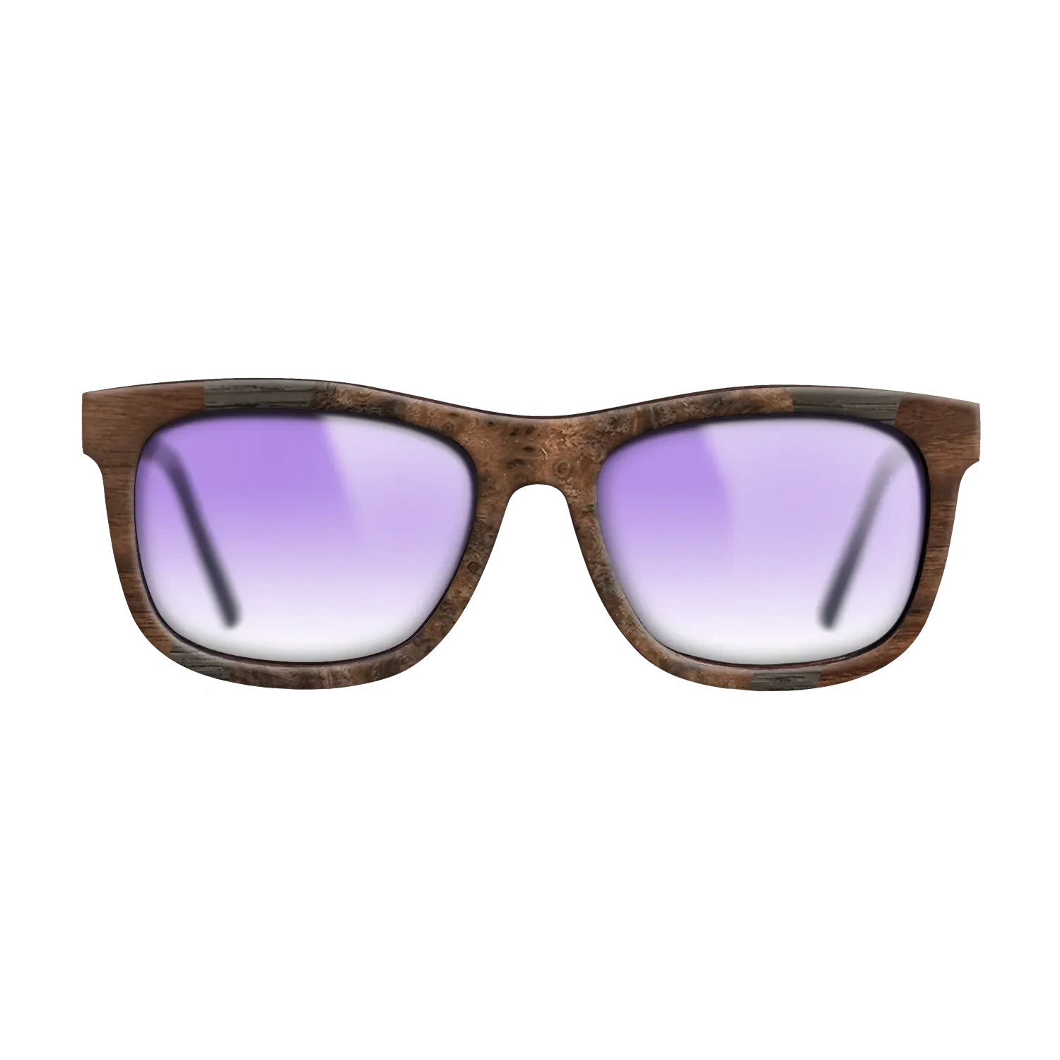 Walnut Burl,Fumed Oak,Walnut Claro Dark: Fractal - The Hero - Square - 728 - SIRIS wood optic