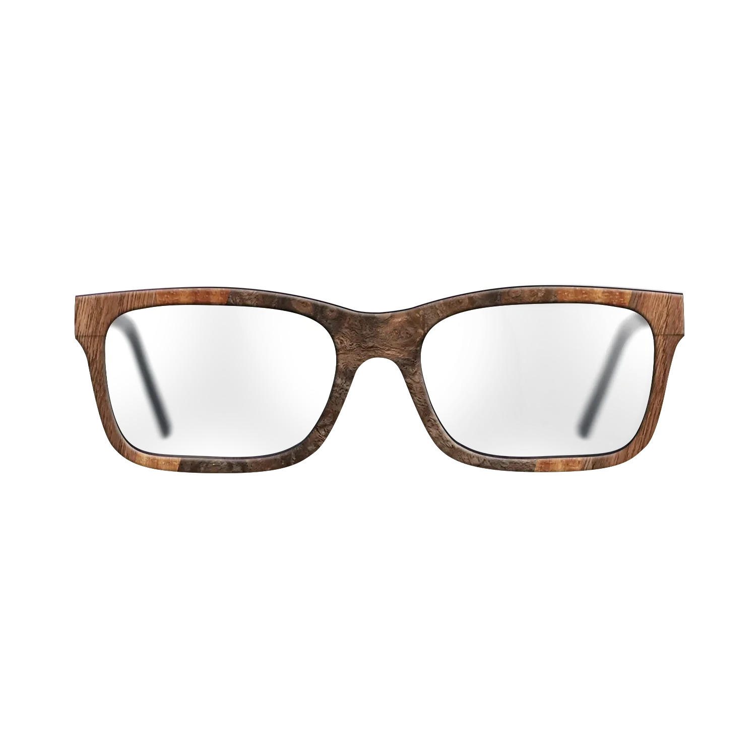 Walnut Claro Dark,Walnut Burl,Olive Burl,Koa: Fractal - The Sage - Rectangle - 1800 - SIRIS wood optic