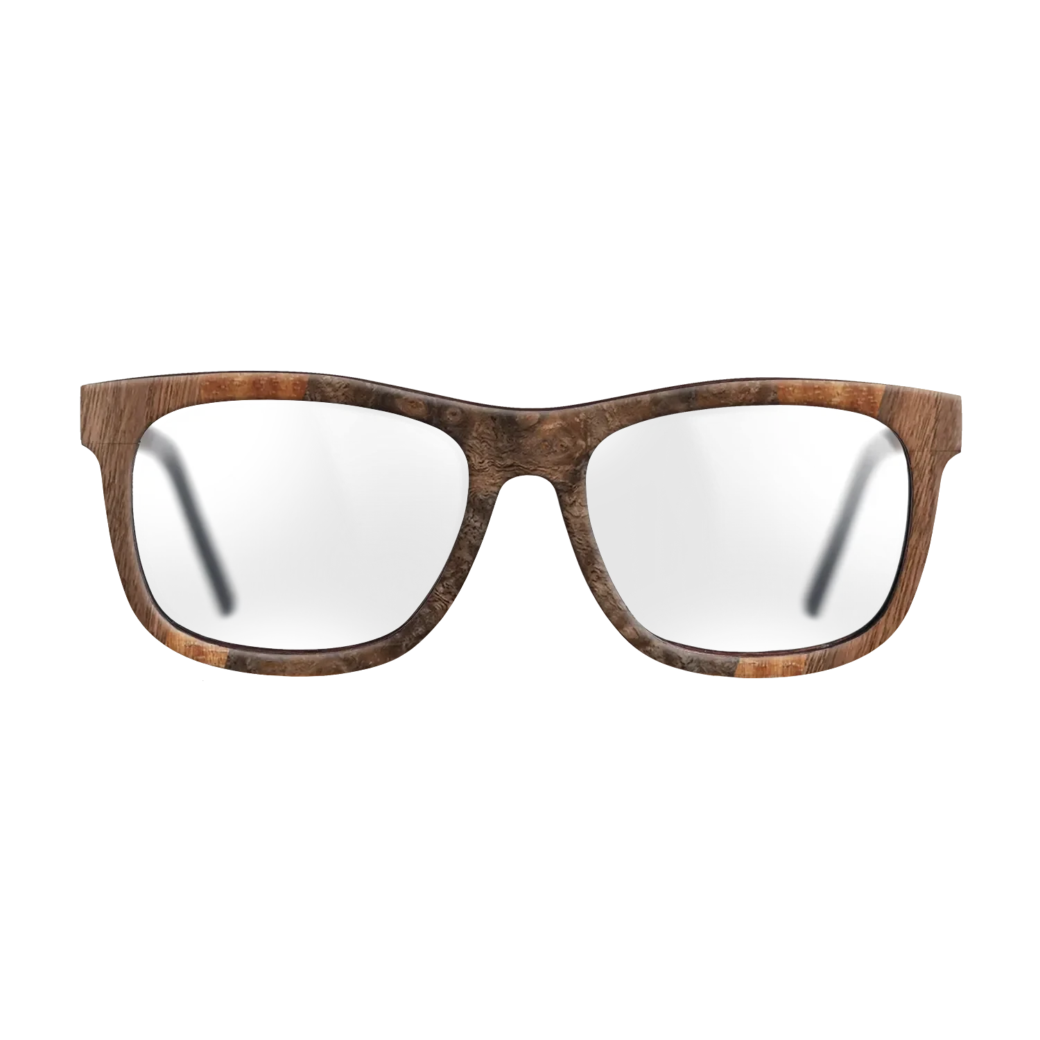 Walnut Claro Dark,Walnut Burl,Olive Burl,Koa: Fractal - The Hero - Square - 1800 - SIRIS wood optic