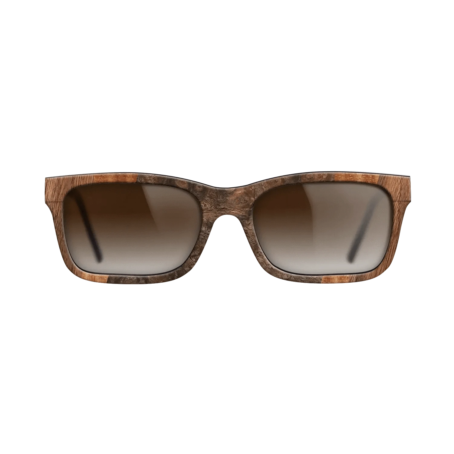 Walnut Claro Dark,Walnut Burl,Olive Burl,Koa: Fractal - The Sage - Rectangle - 1800 - SIRIS wood optic